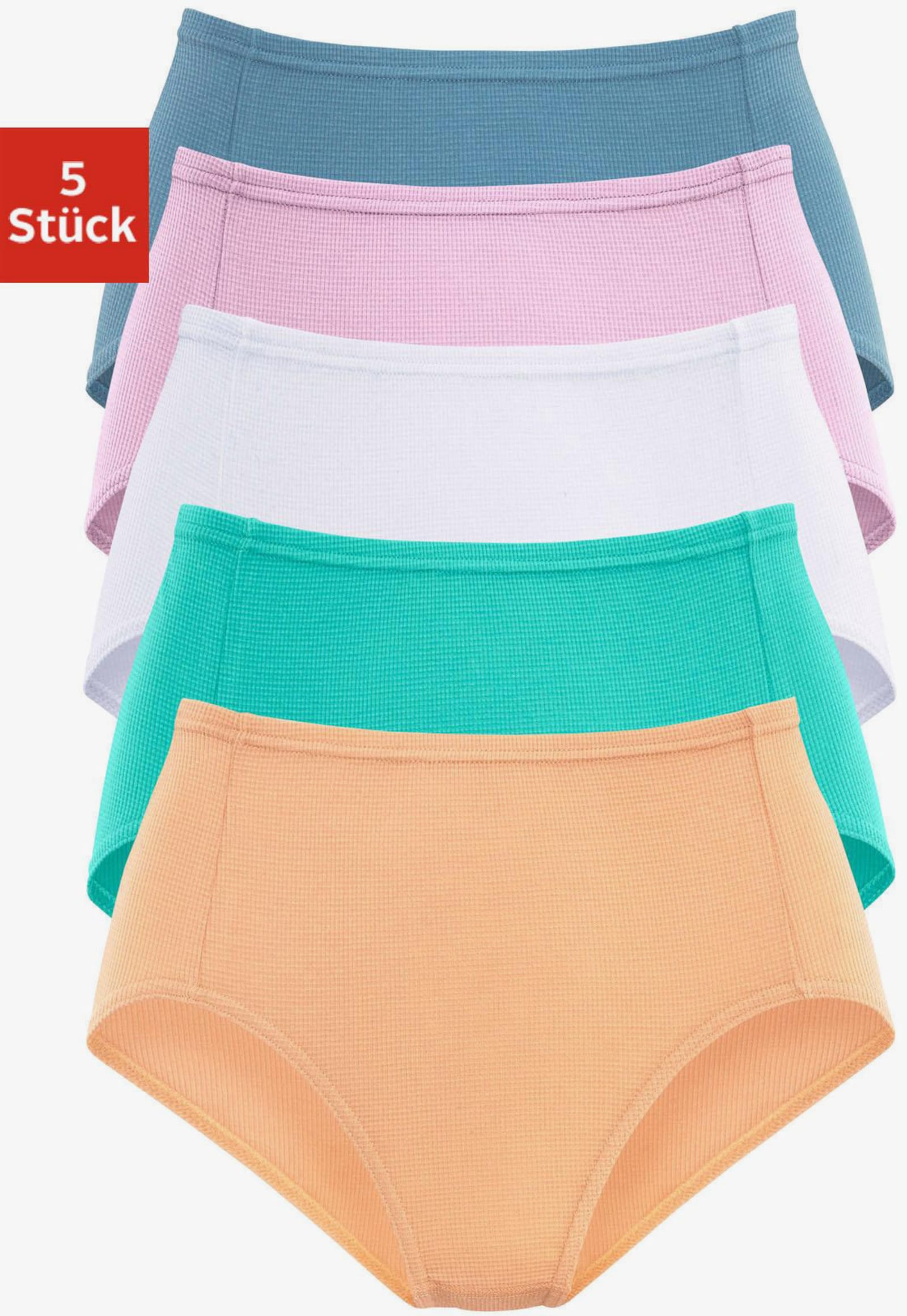 petite fleur Taillenslip - apricot, mint, weiß, flieder, hellblau