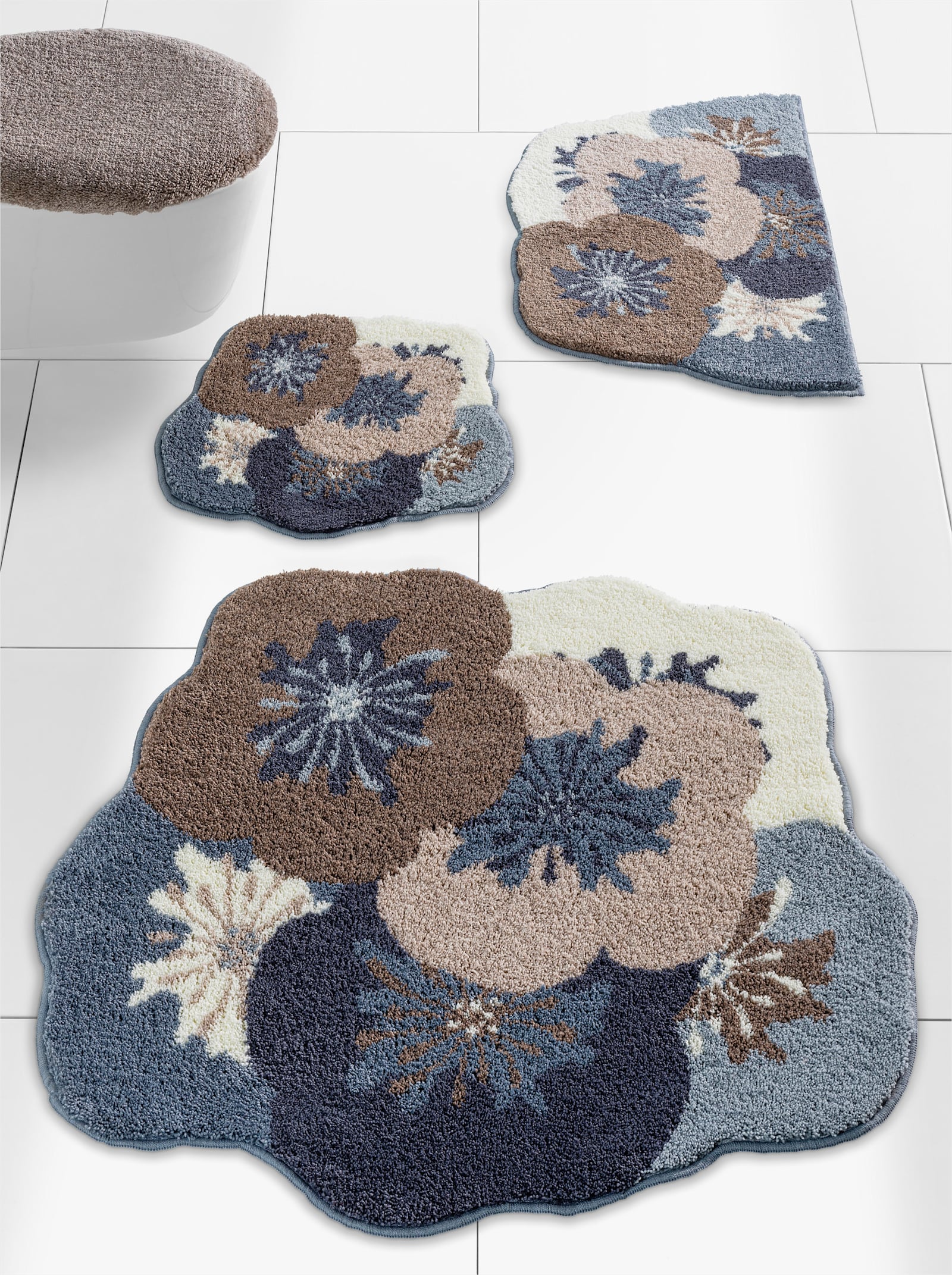 Grund Badematte - grau-beige