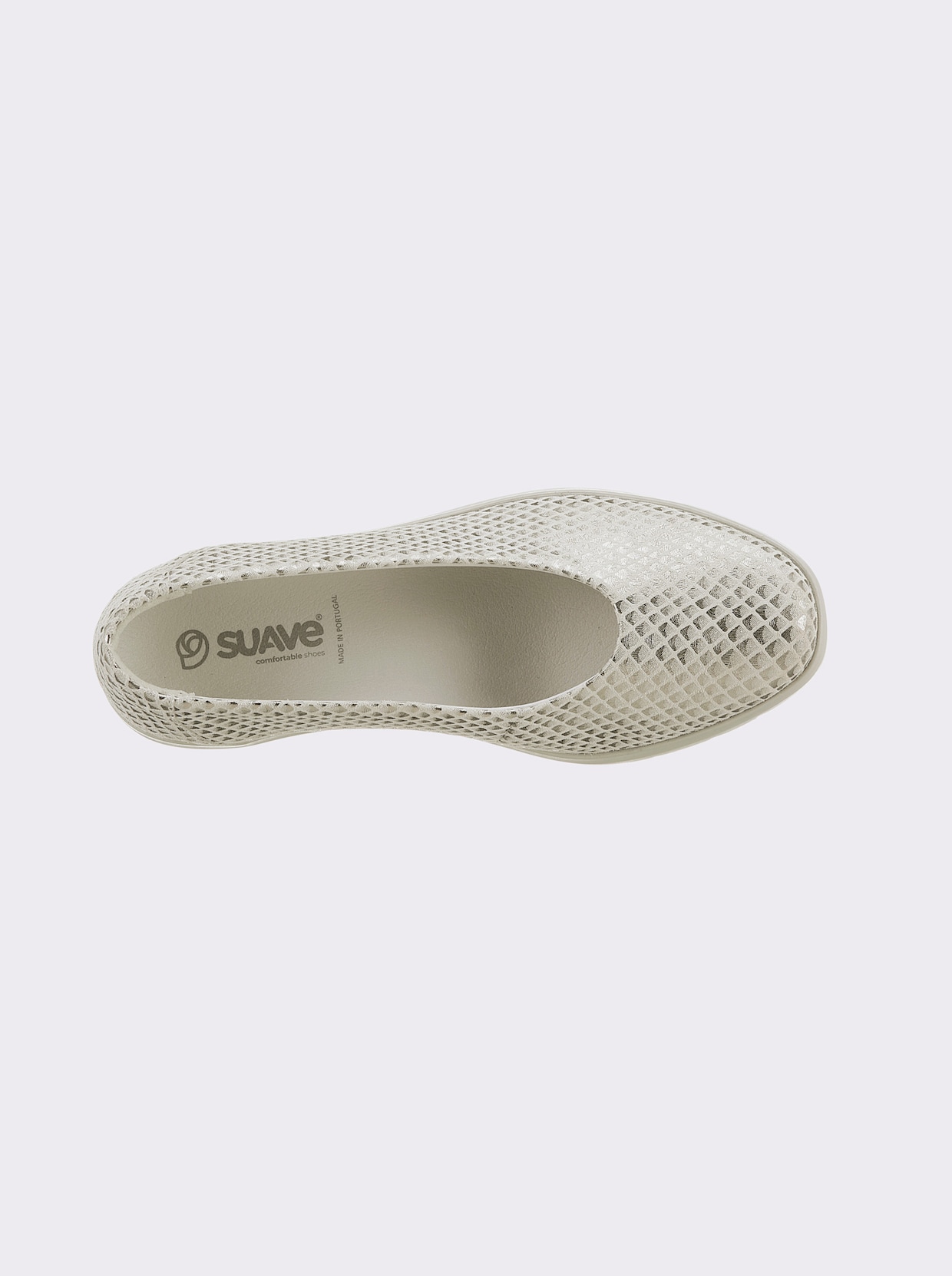 Suave Slipper - champagner-bedruckt