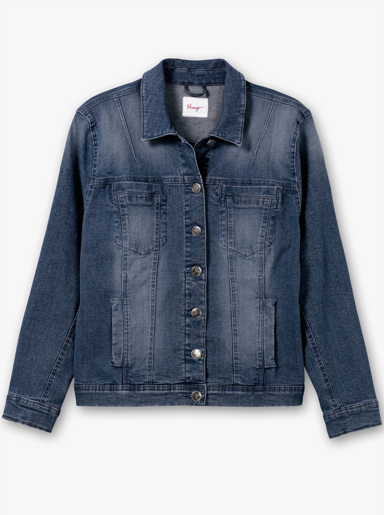 sheego Jeansjacke - blue denim