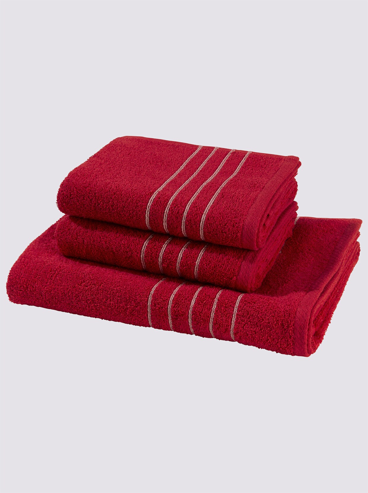 wäschepur Handdoek - rood