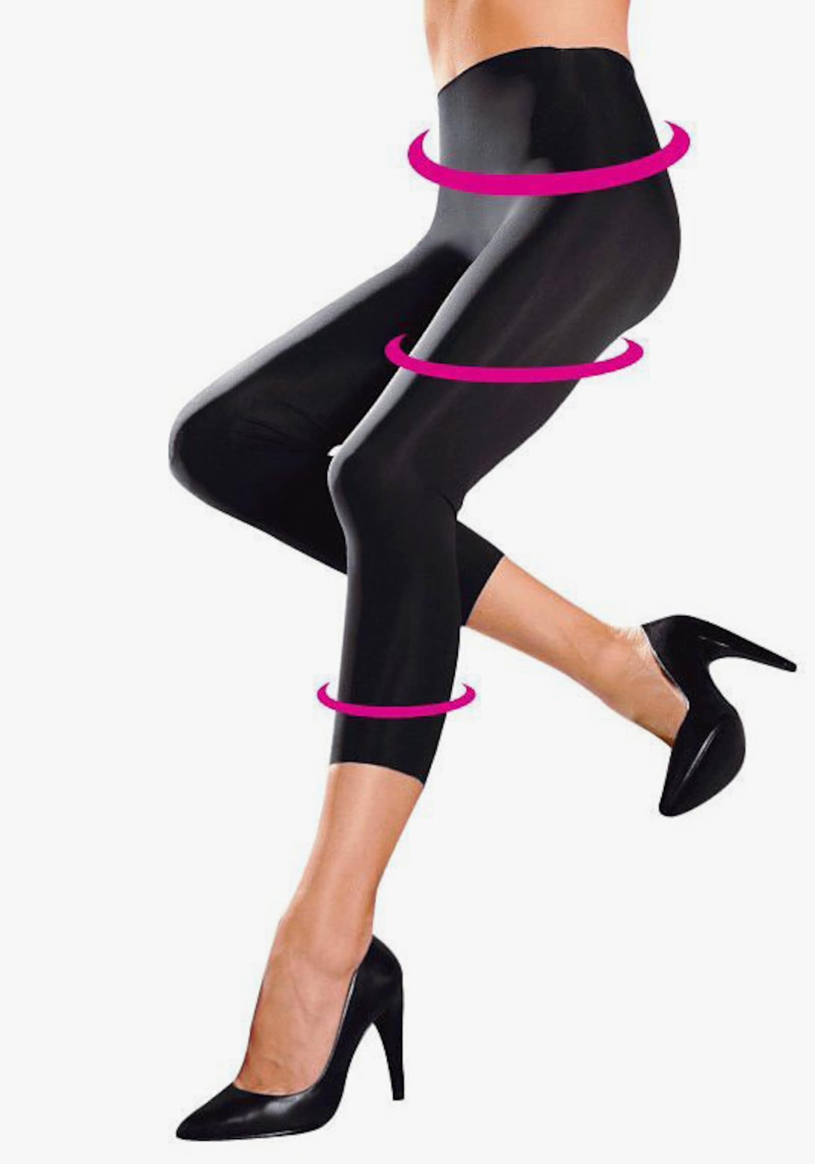 LASCANA Caprileggings - schwarz