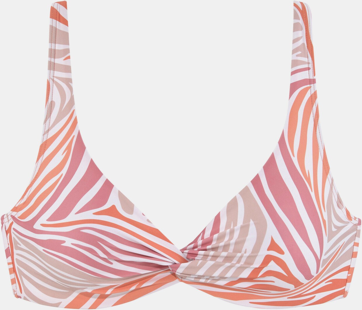 Sunseeker Beugelbikinitop - oranje/roze/wit