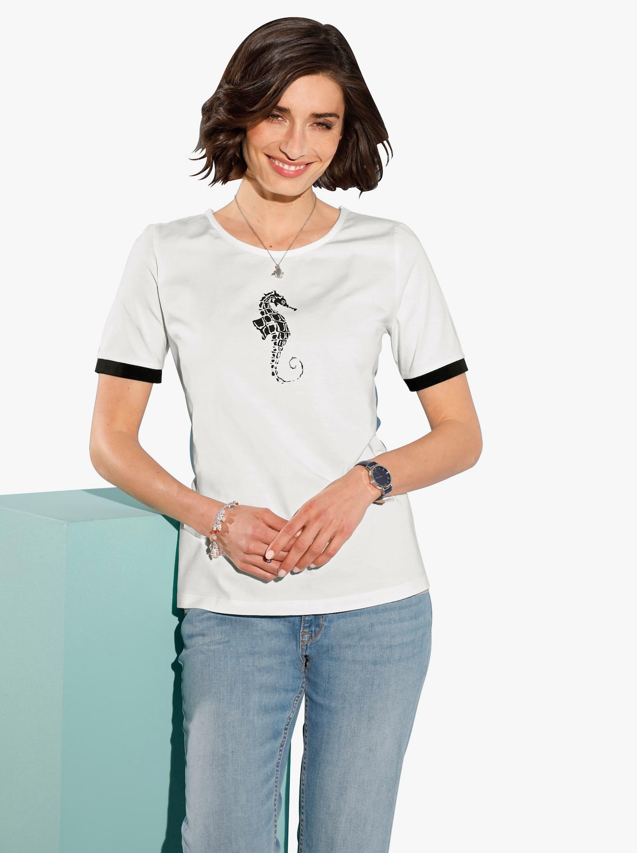 T-shirt - ecru