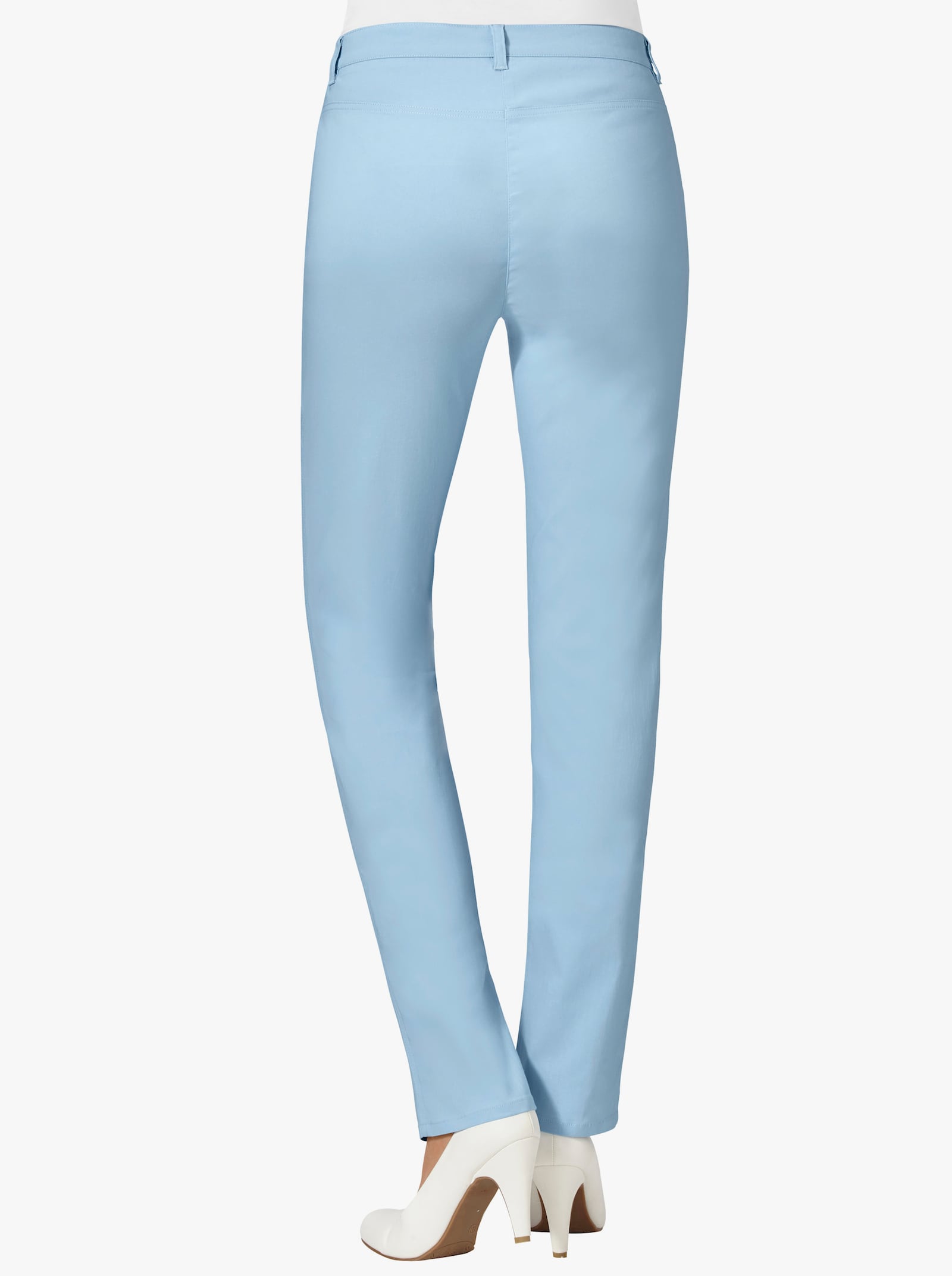 Stehmann Comfort line Stretchbyxa med dekorfickor fram - blå
