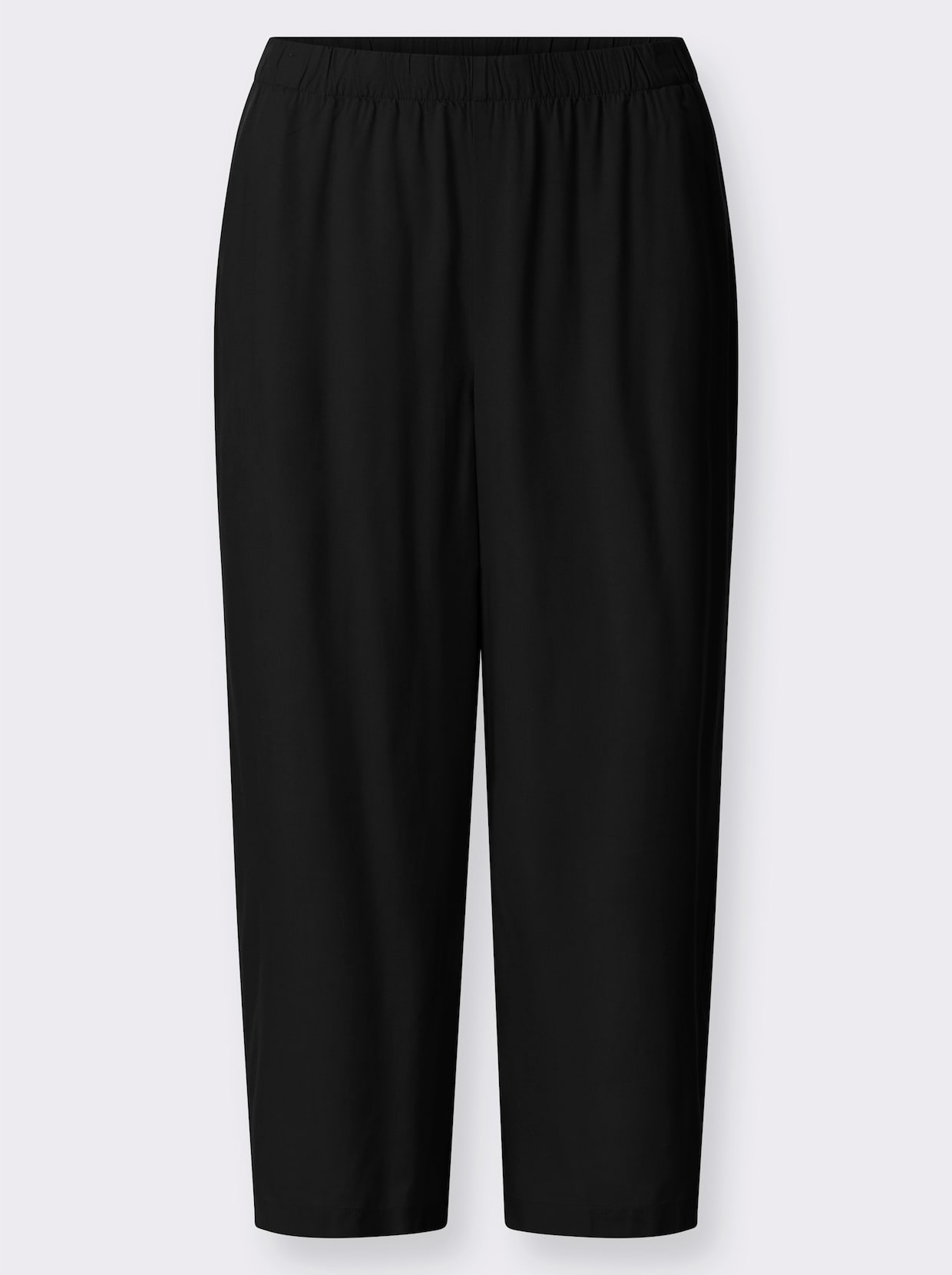 Hosenrock mit Rundum-Dehnbund - schwarz