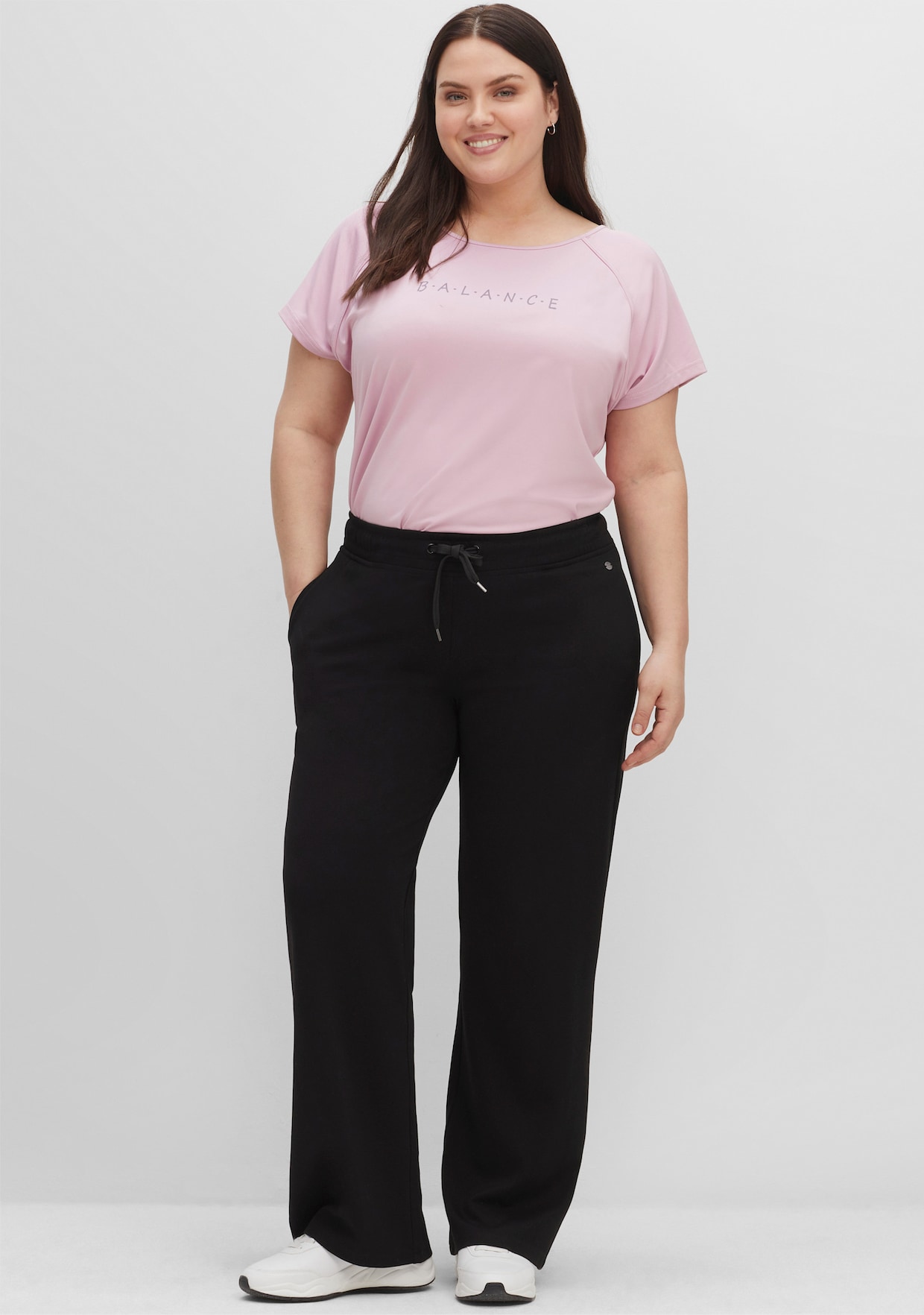 sheego Sporthose - schwarz