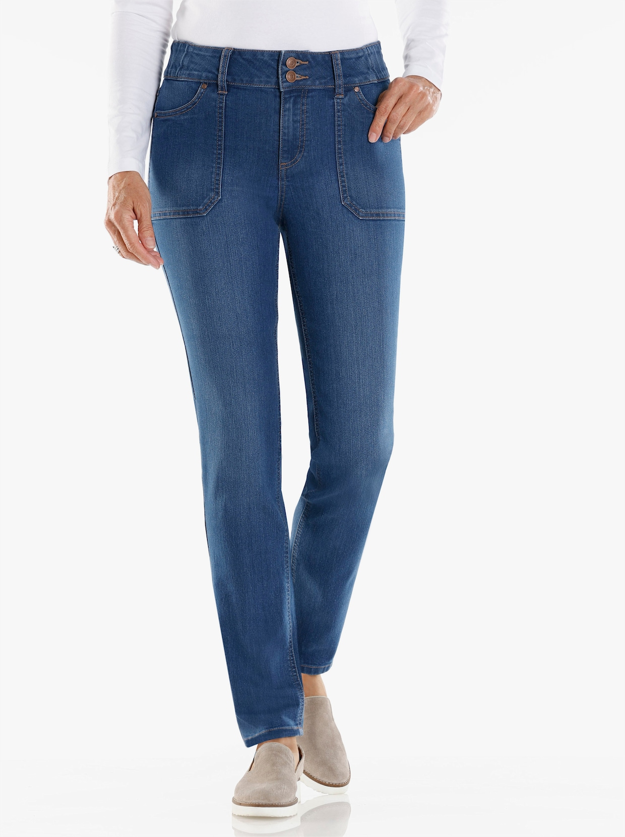 Jeans - blue-stone-washed