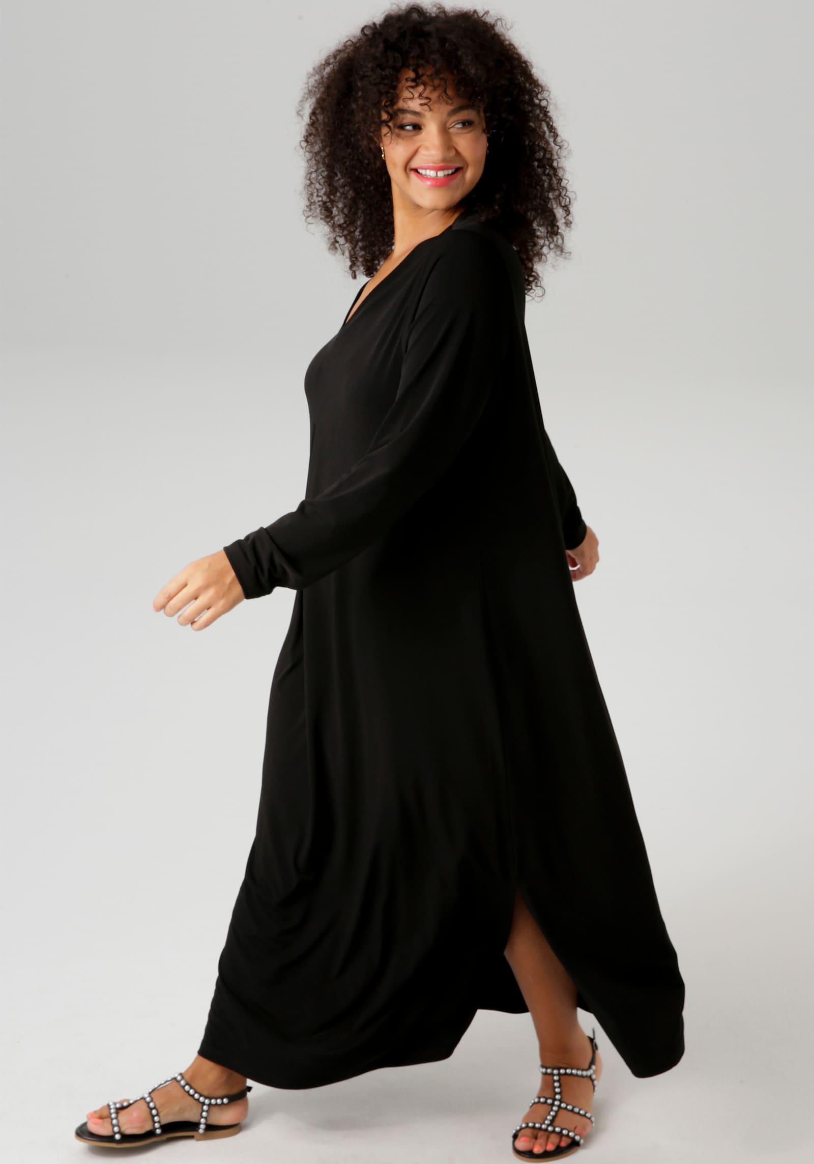 Aniston PLUS Maxikleid - schwarz