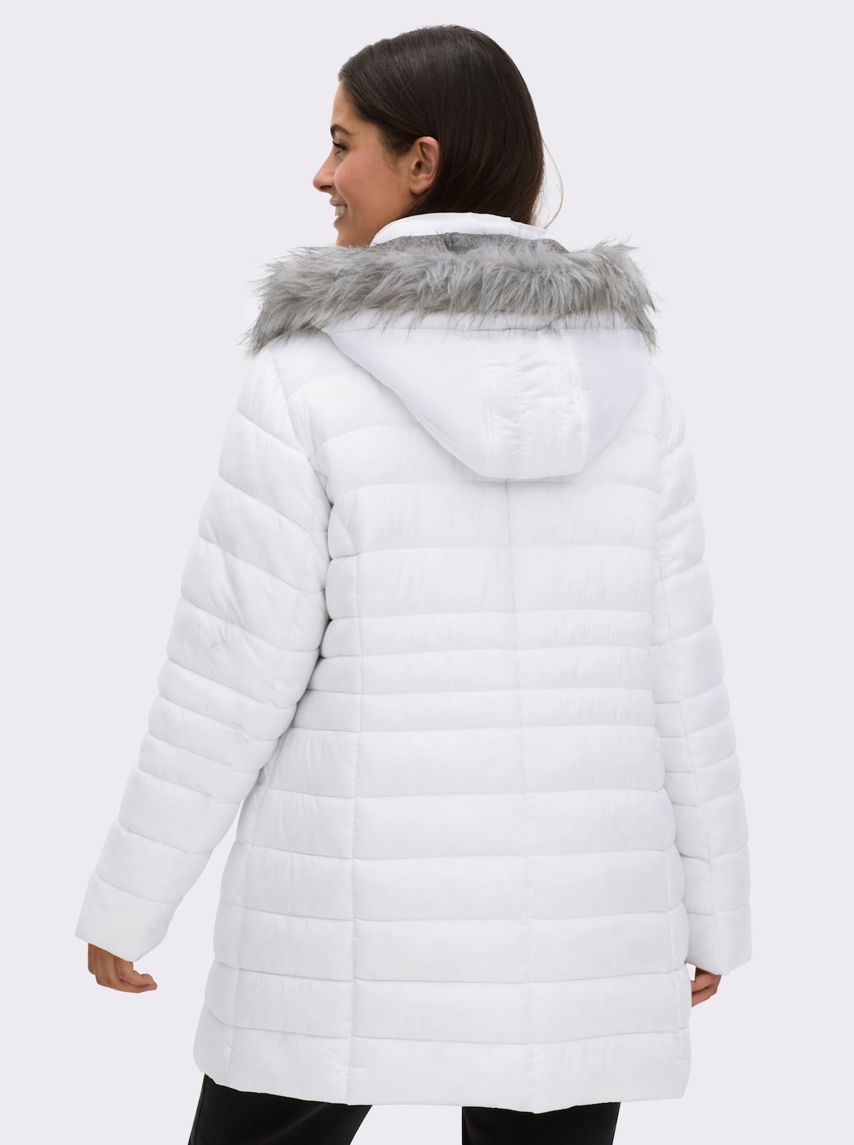 Steppjacke - weiß