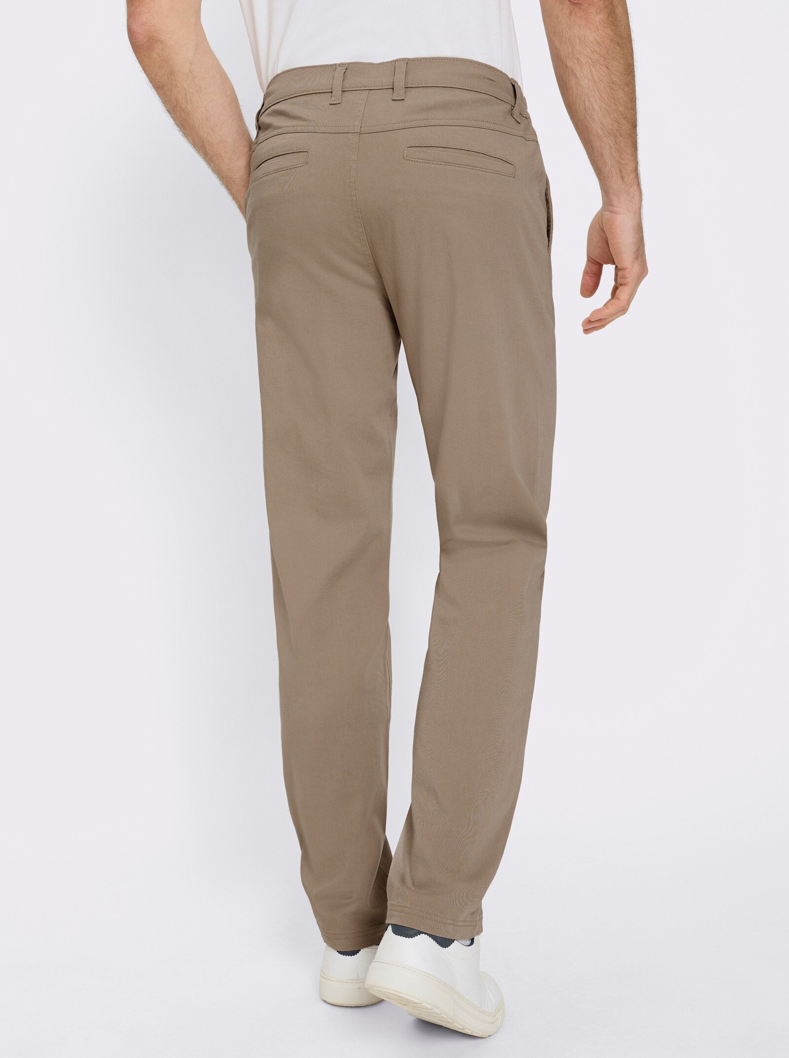 Marco Donati Chinohose mit Stretch-Anteil - sesam