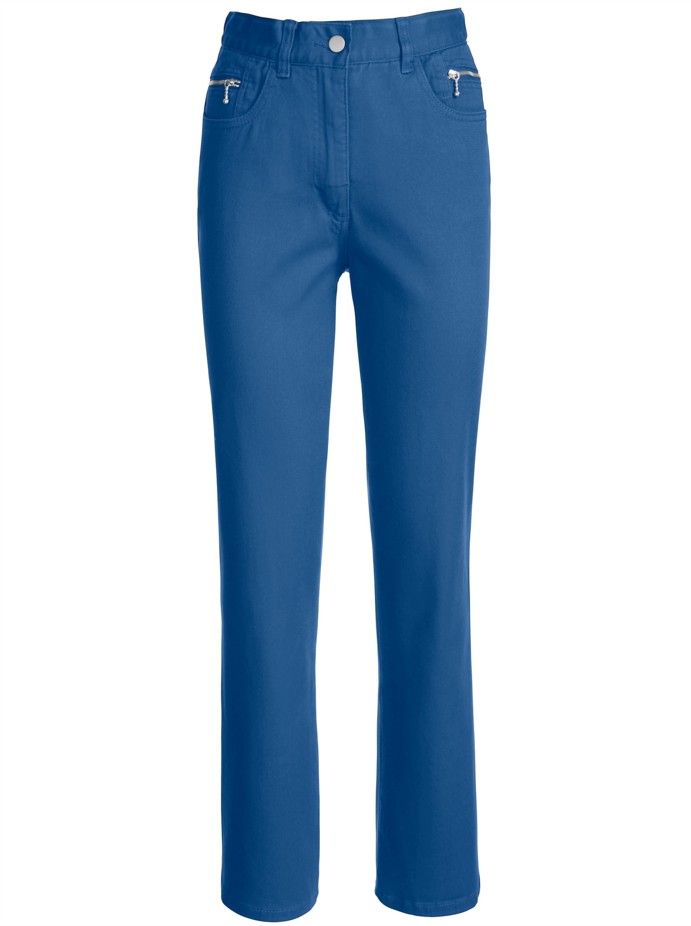 Blue-Stone-Washed 5-Pocket-Jeans - Bild 3