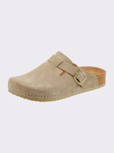 Mubb Clog aus Leder - beige