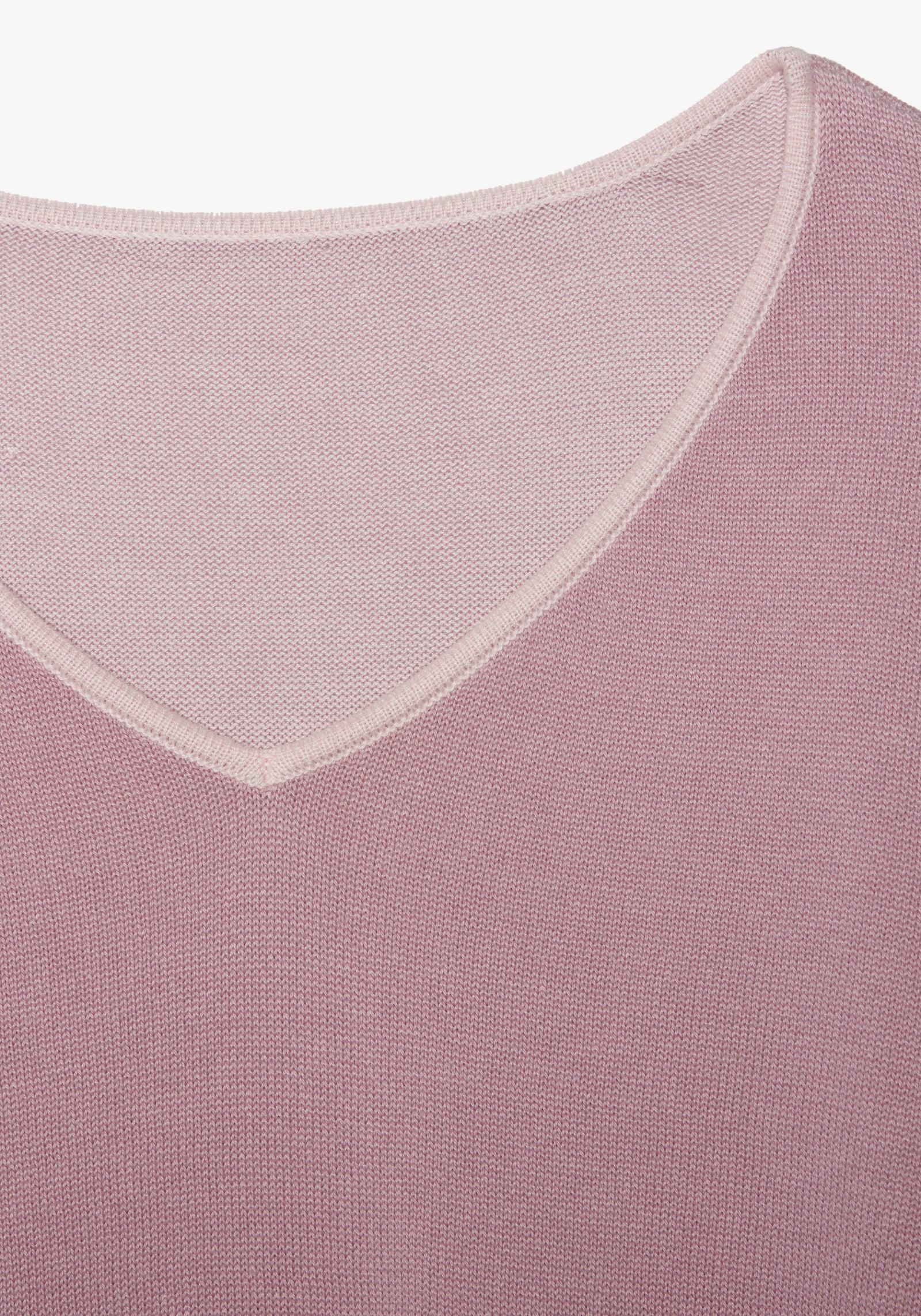 Vivance V-Ausschnitt-Pullover - mauve-rosé