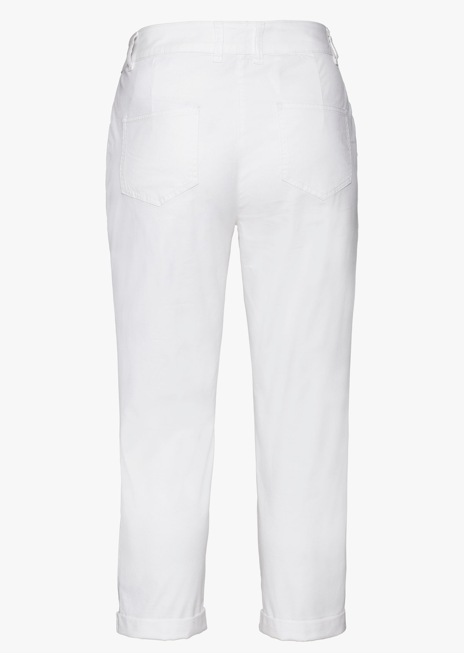 sheego 7/8-Hose in schmaler Form - weiß