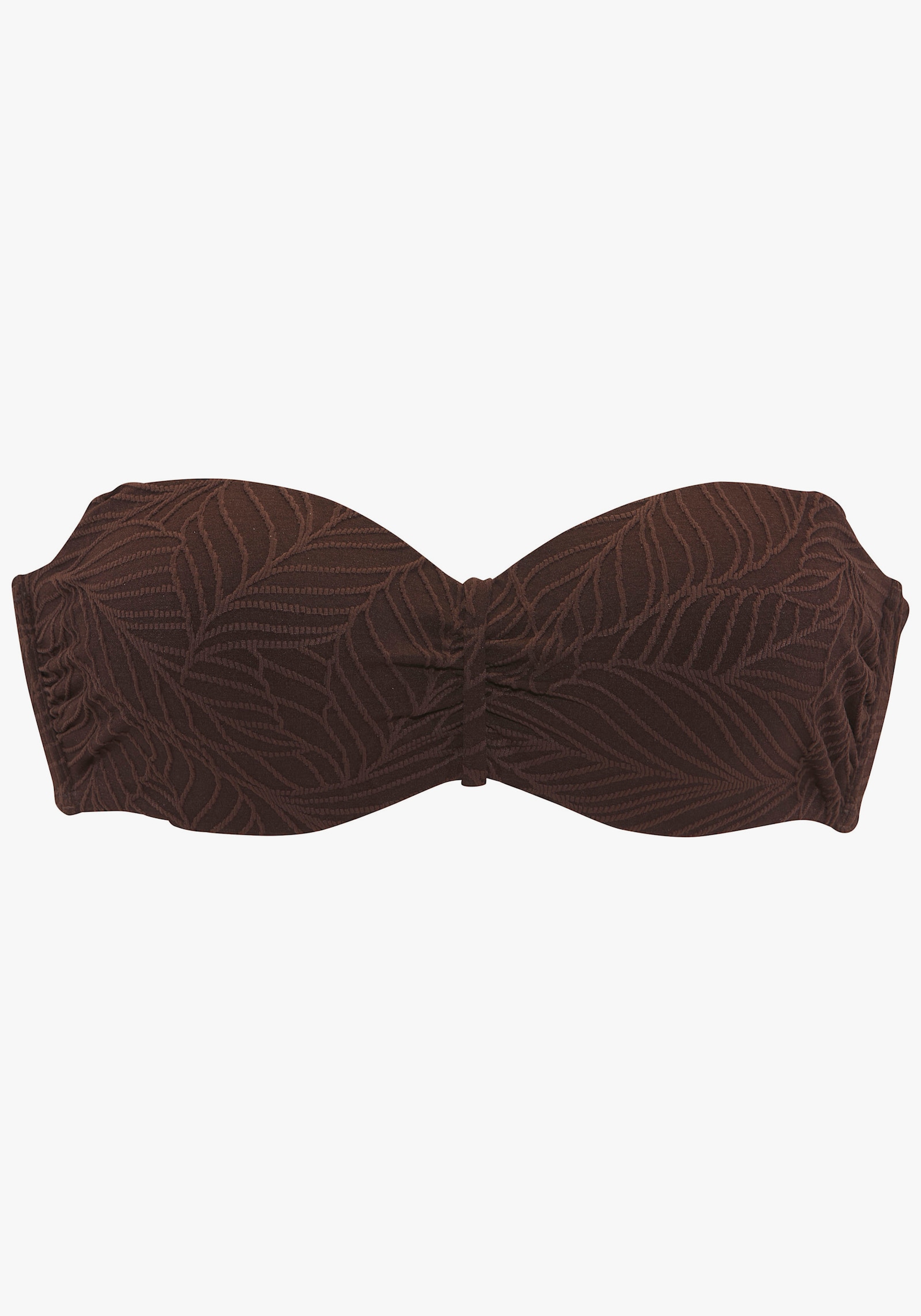 LASCANA Bügel-Bandeau-Bikini-Top - braun