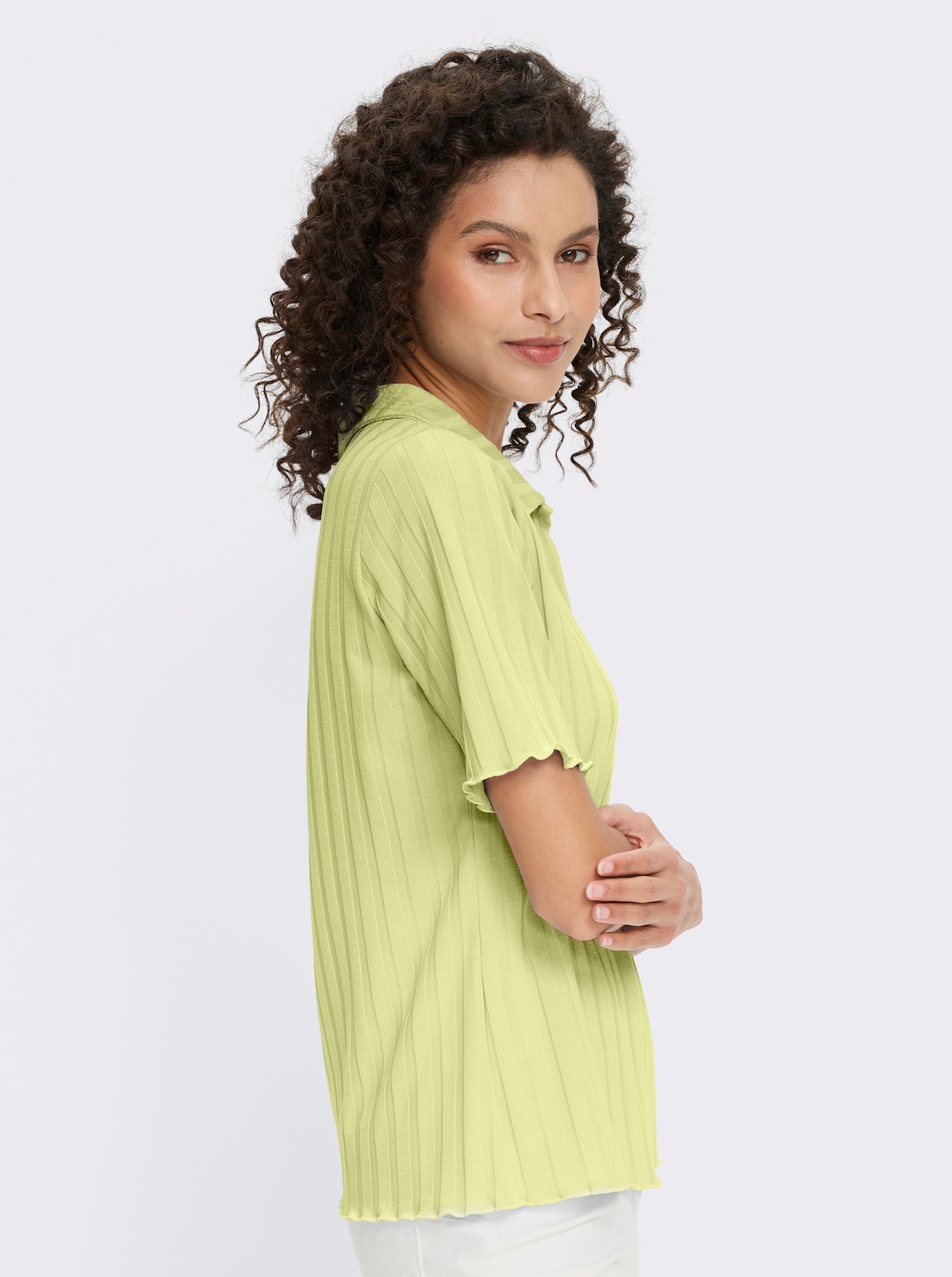 heine Kurzarmshirt - pistazie