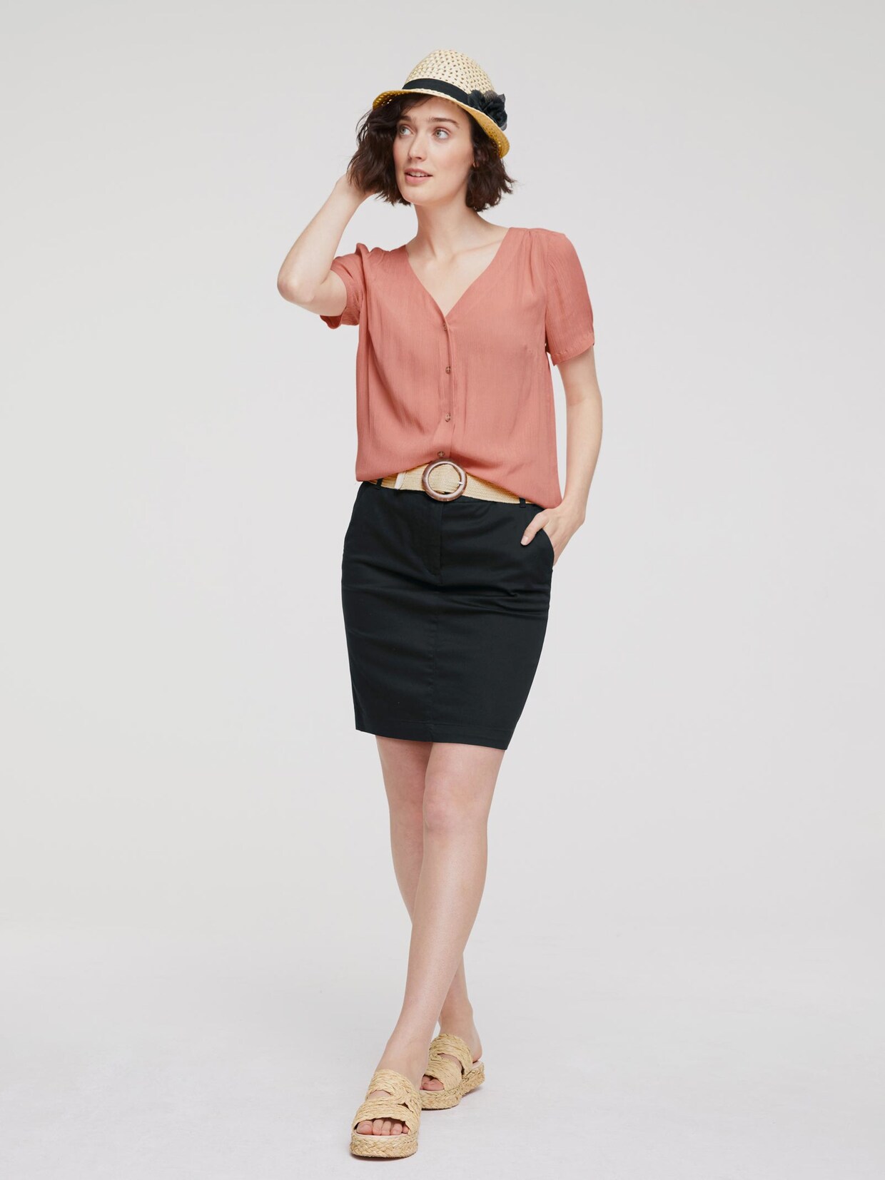 Linea Tesini Bluse - lachs