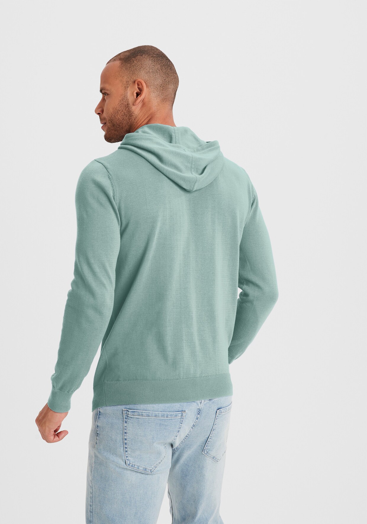 H.I.S Gebreide pullover - mint gemêleerd