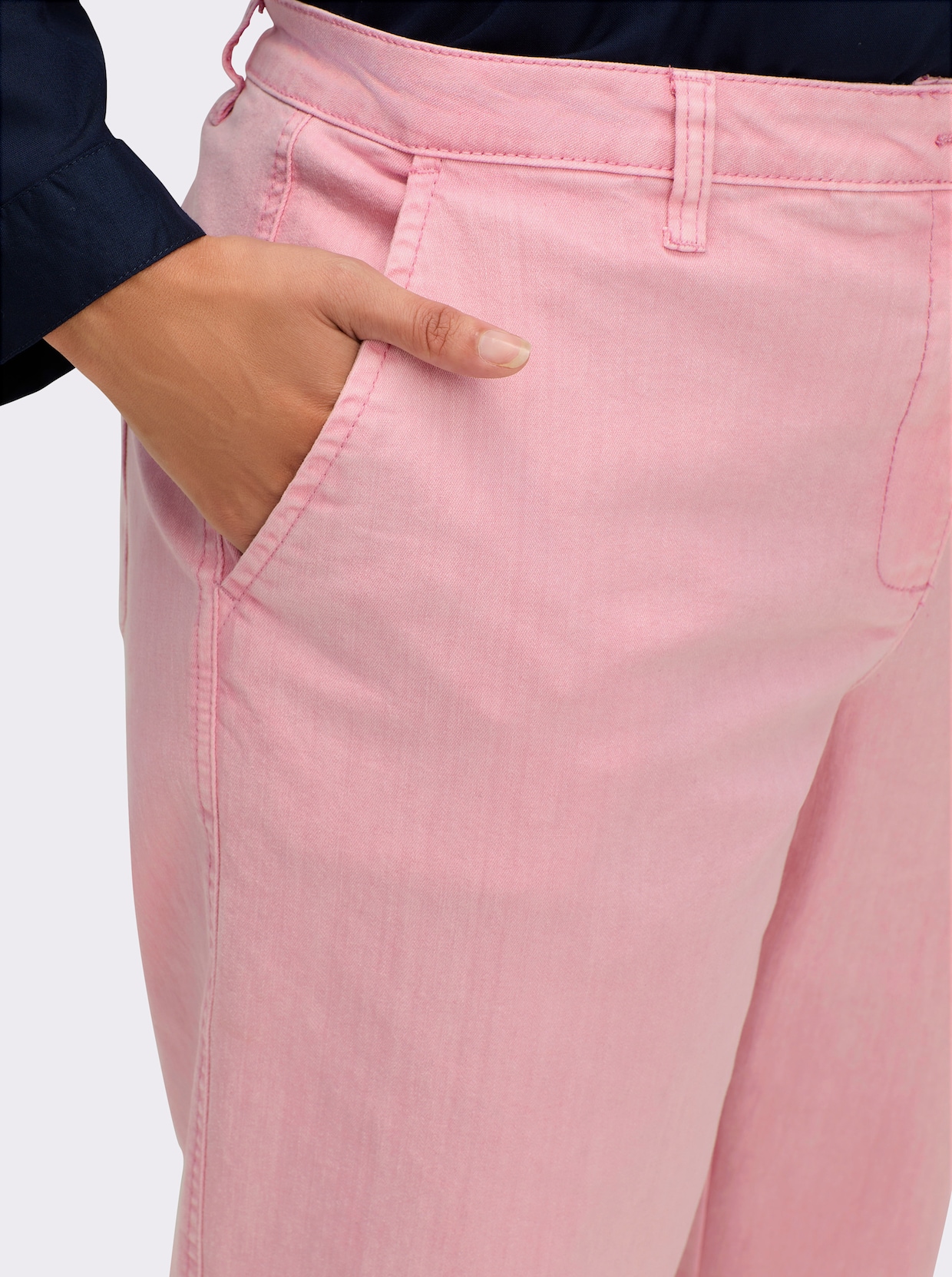 Culotte mit aufgesetzten Taschen hinten - hortensie