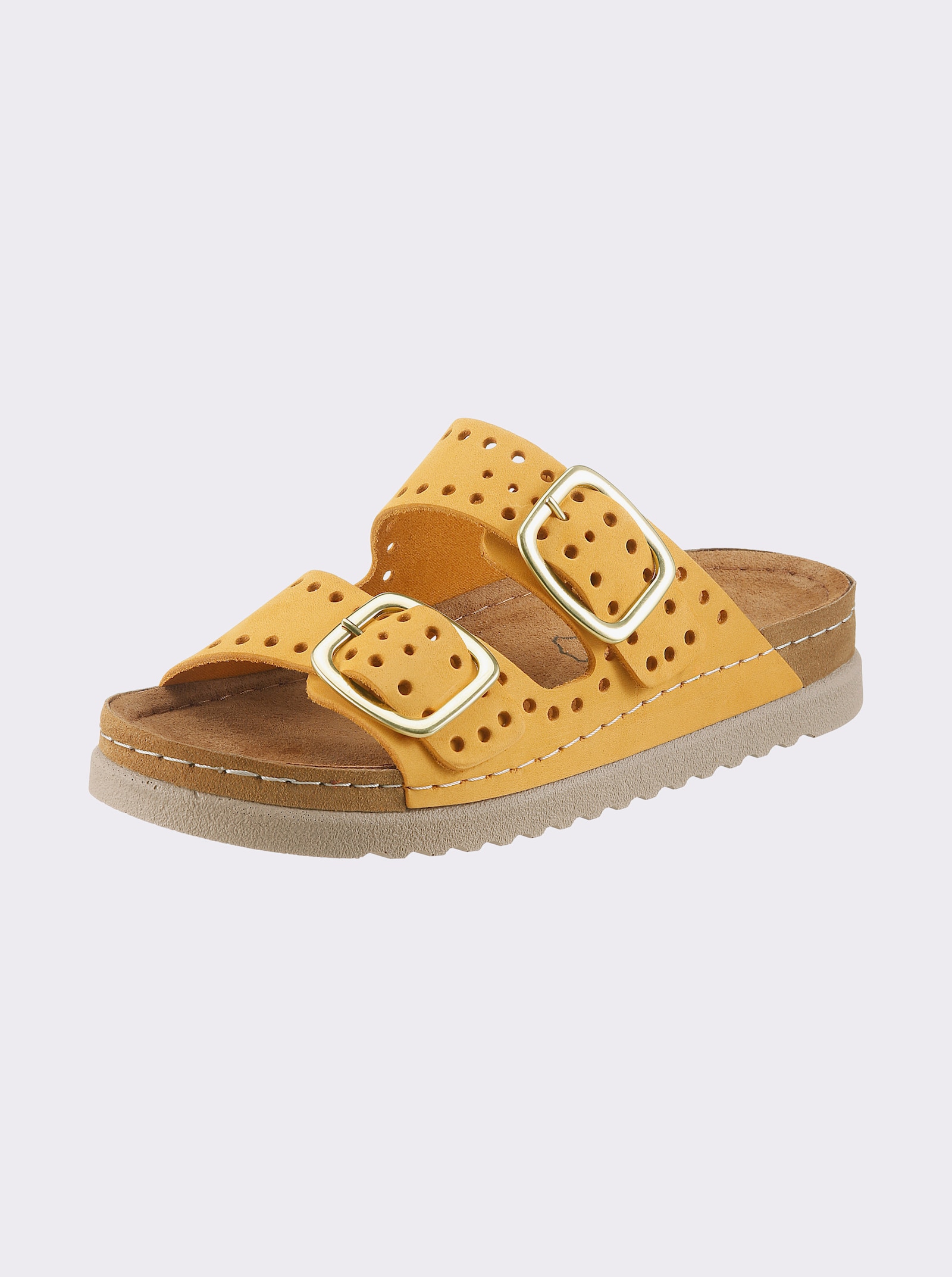 Mubb Pantolette mit Trittdämpfung - gelb