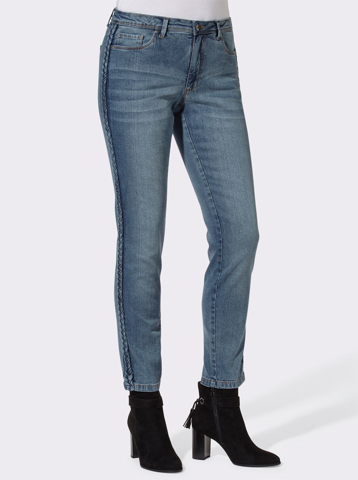 Jeans - blue-stone-washed