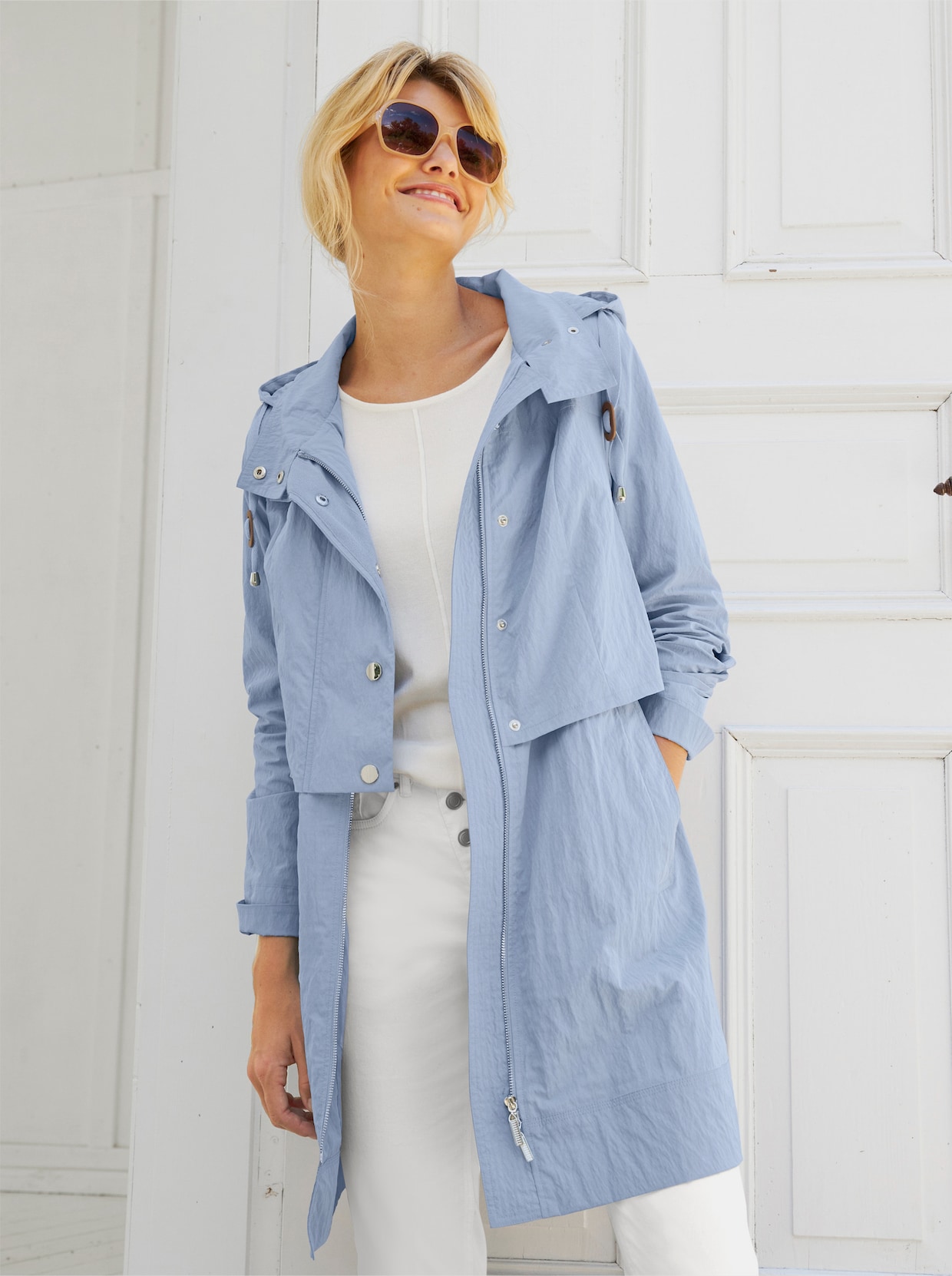 heine Outdoorjack - bleu