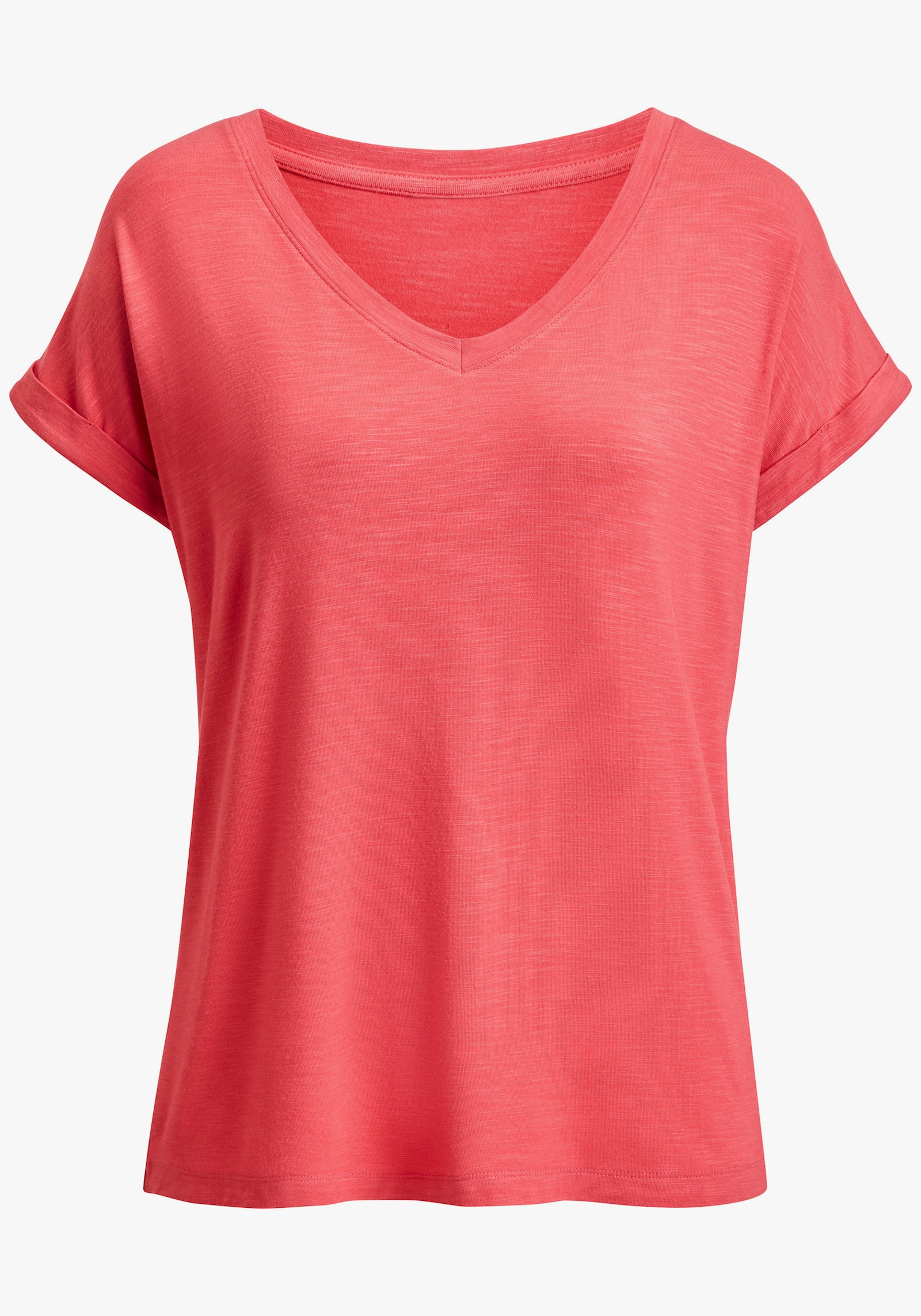 Beachtime V-Shirt - koralle