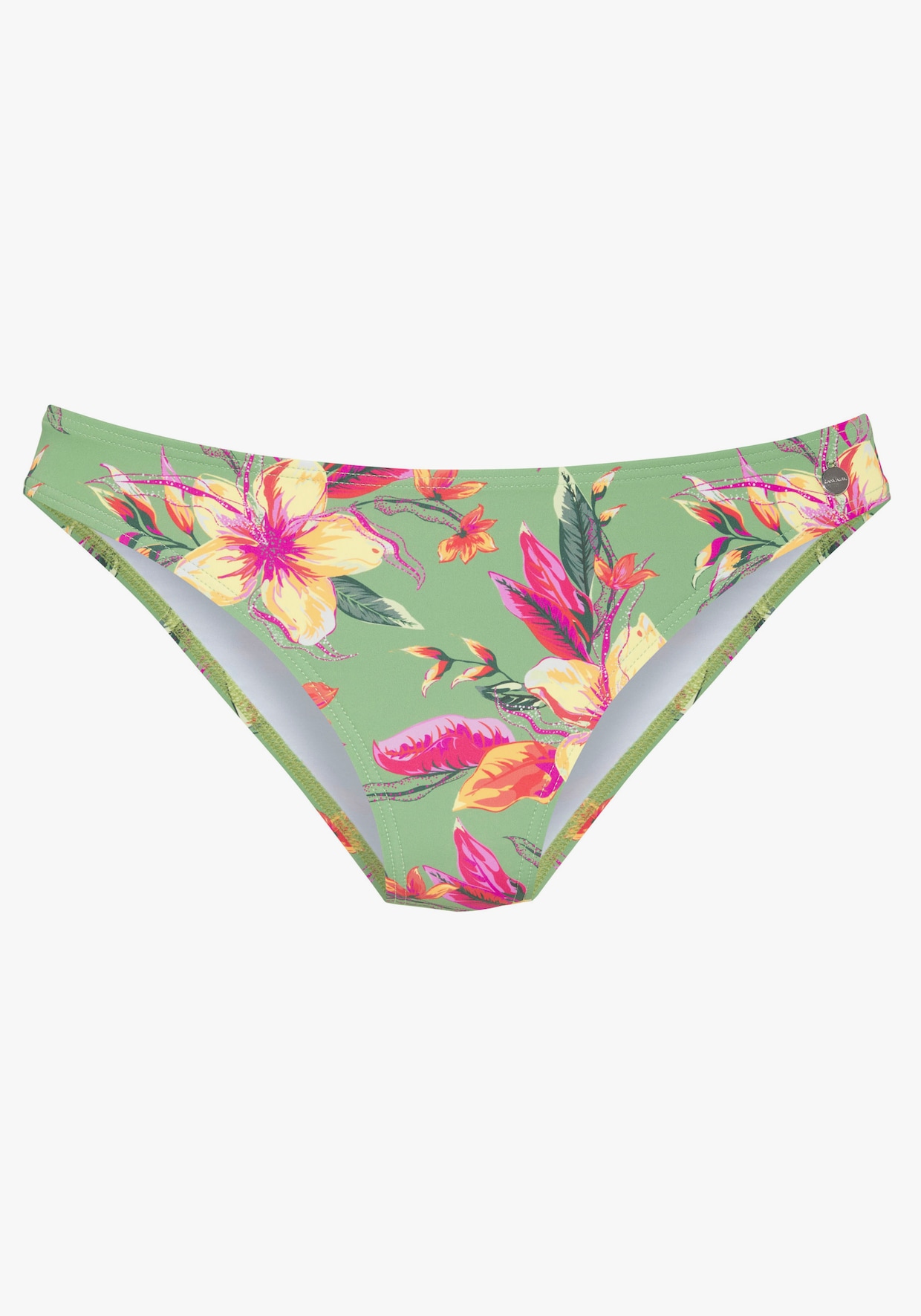 LASCANA Bikini-Hose - salbei-pink bedruckt