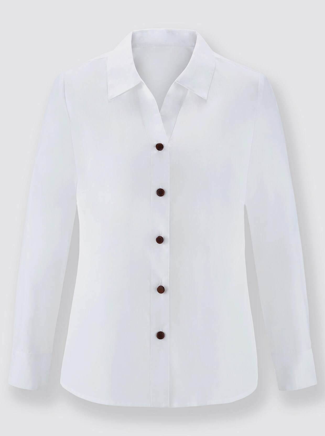 Klassische Bluse - weiß