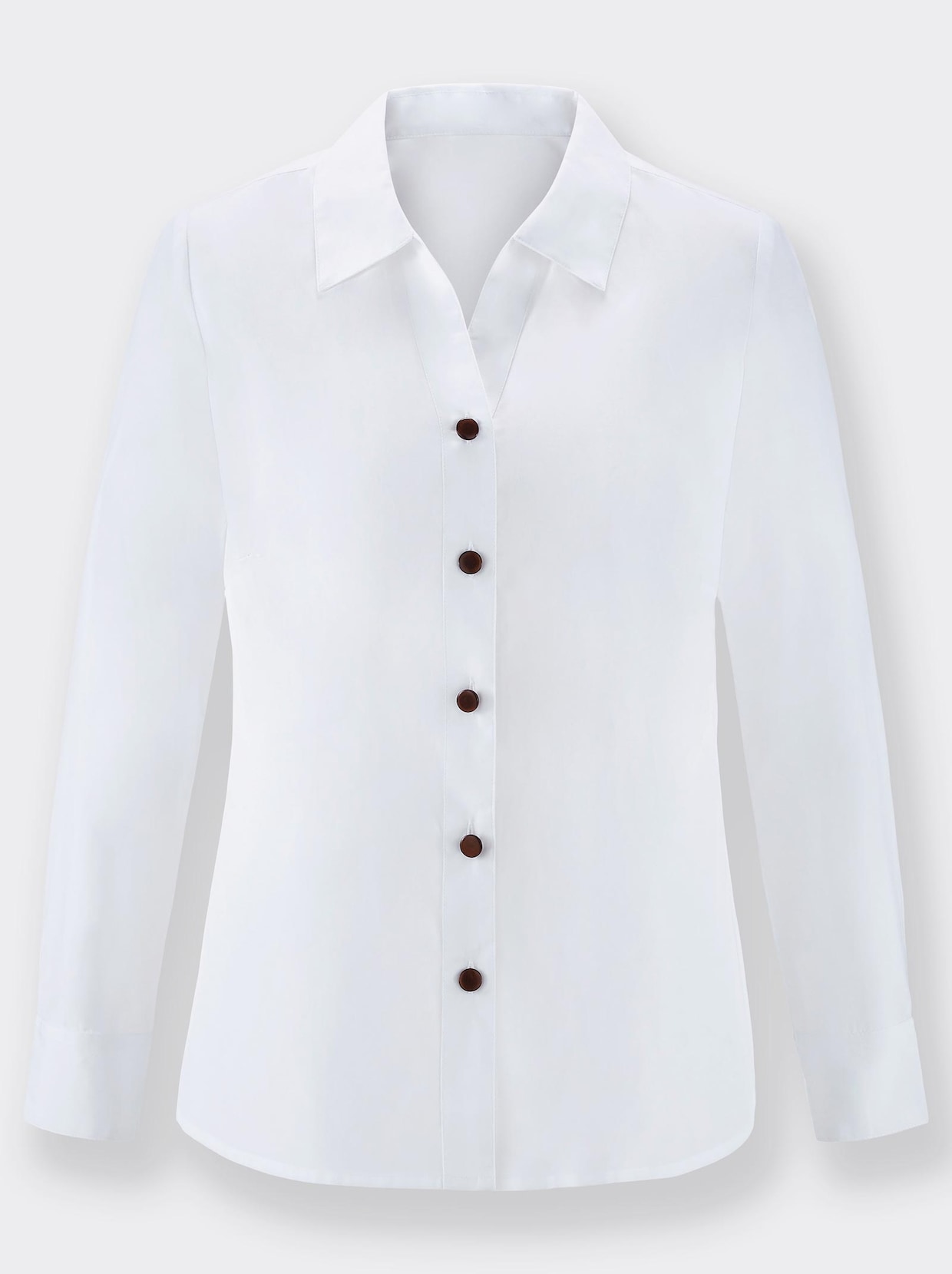 Klassische Bluse - weiß
