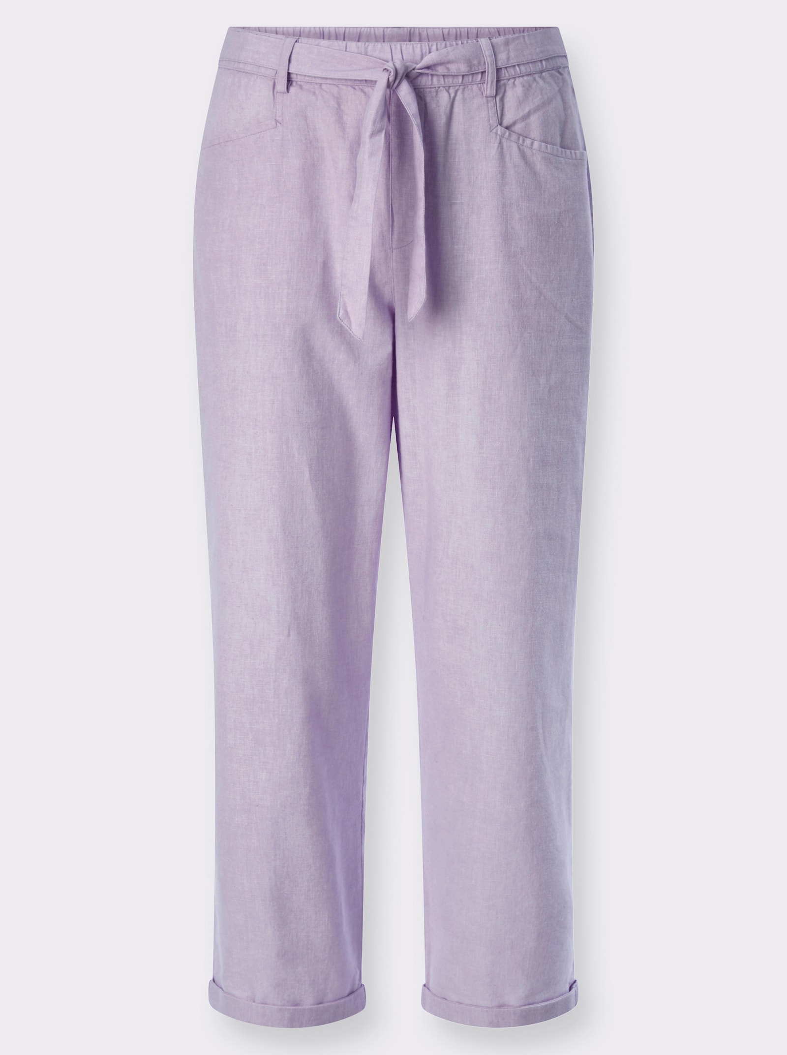 heine Pantalon avec revers aux jambes - parme
