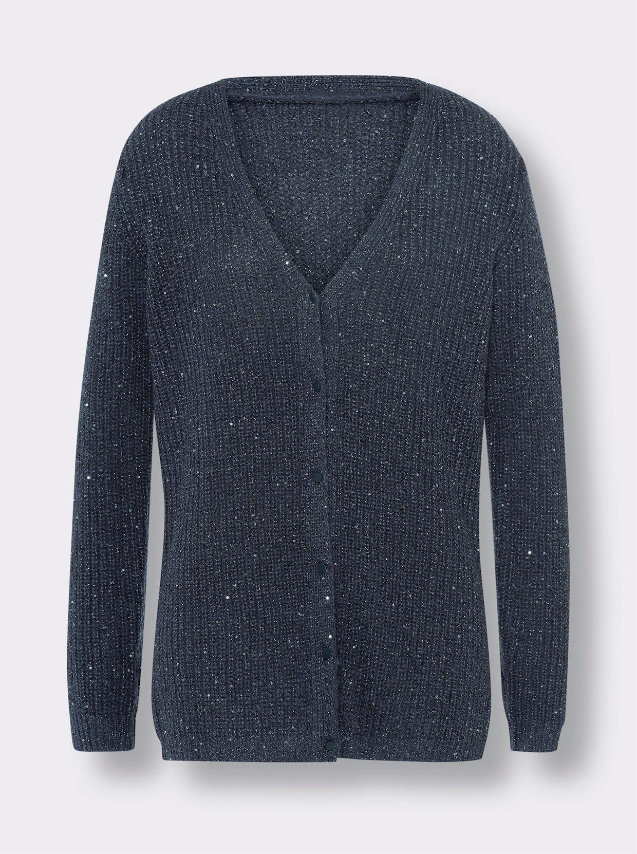 heine Veste en tricot - bleu fumée