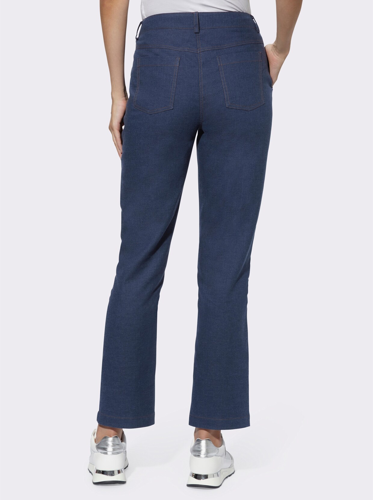 heine 7/8-broek - blue-stonewashed