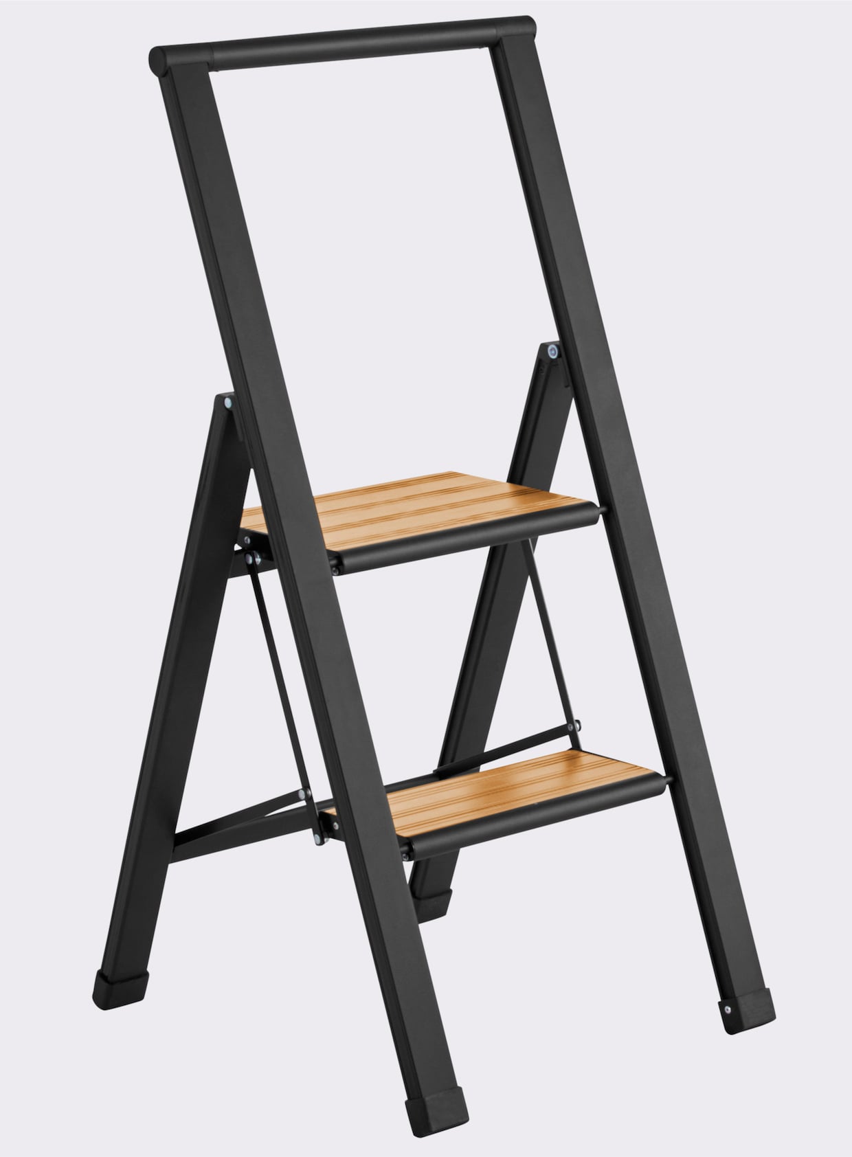 heine home Trittleiter - schwarz-braun