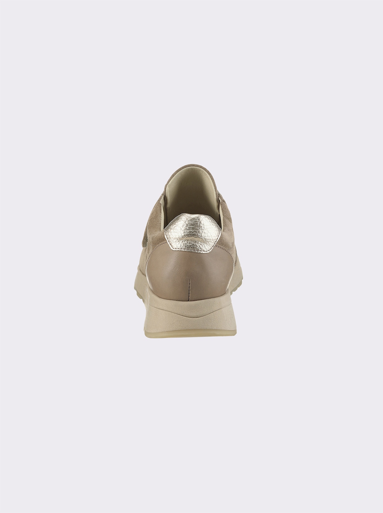 heine Sneaker - taupe/lichtgoudkleurig