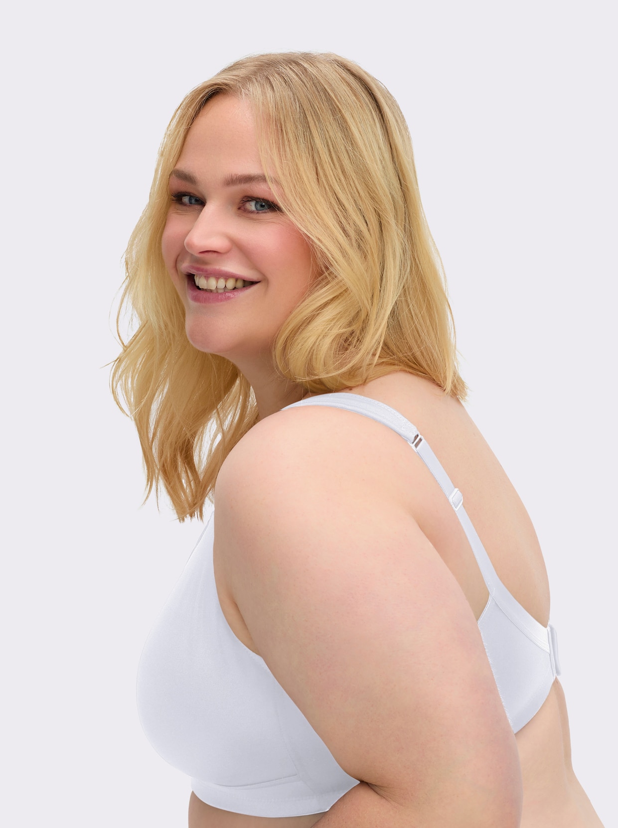 Speidel Komfort-BH ohne Bügel 2-lagigen Cups - weiß