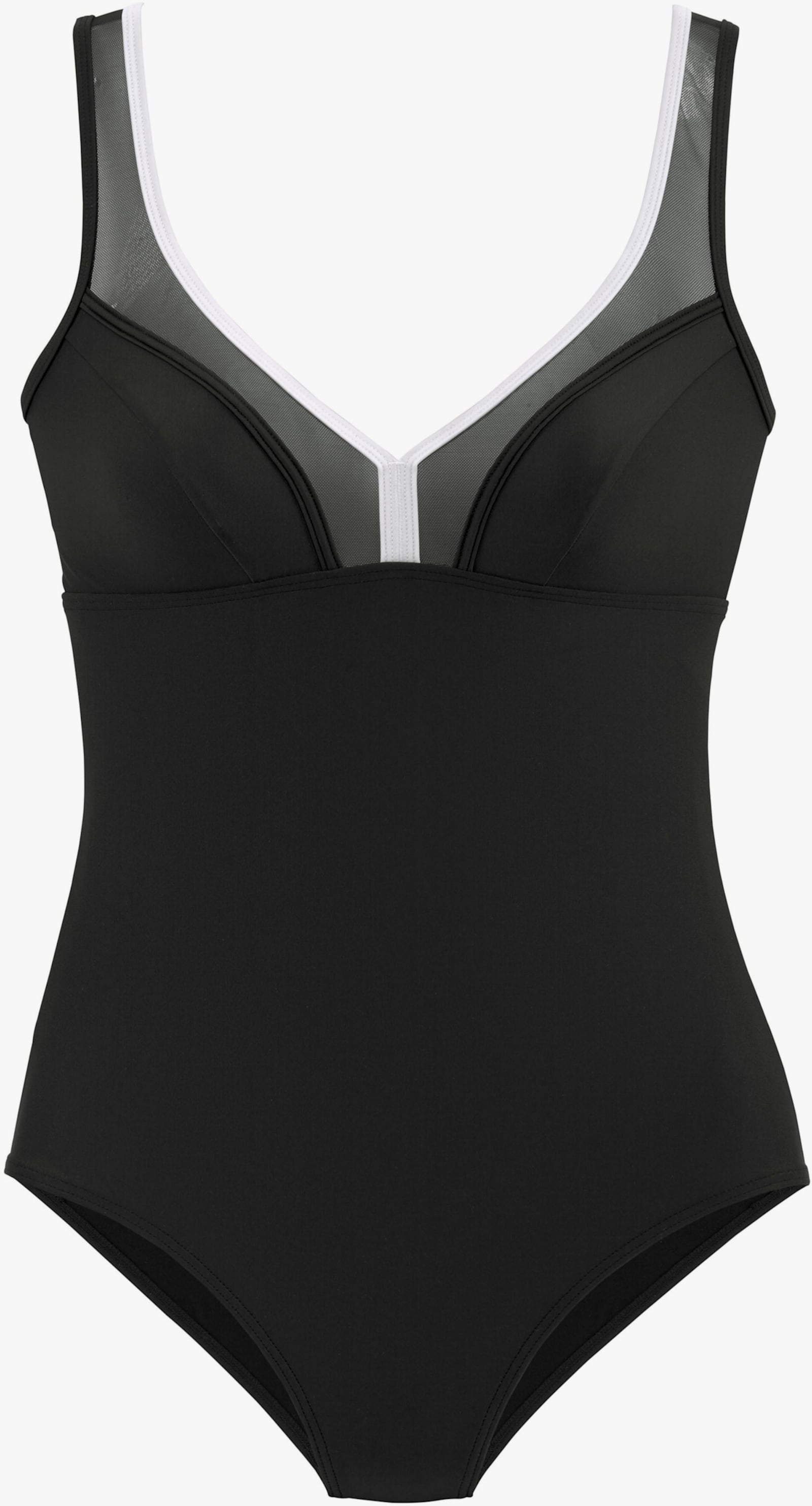 LASCANA Badeanzug - schwarz