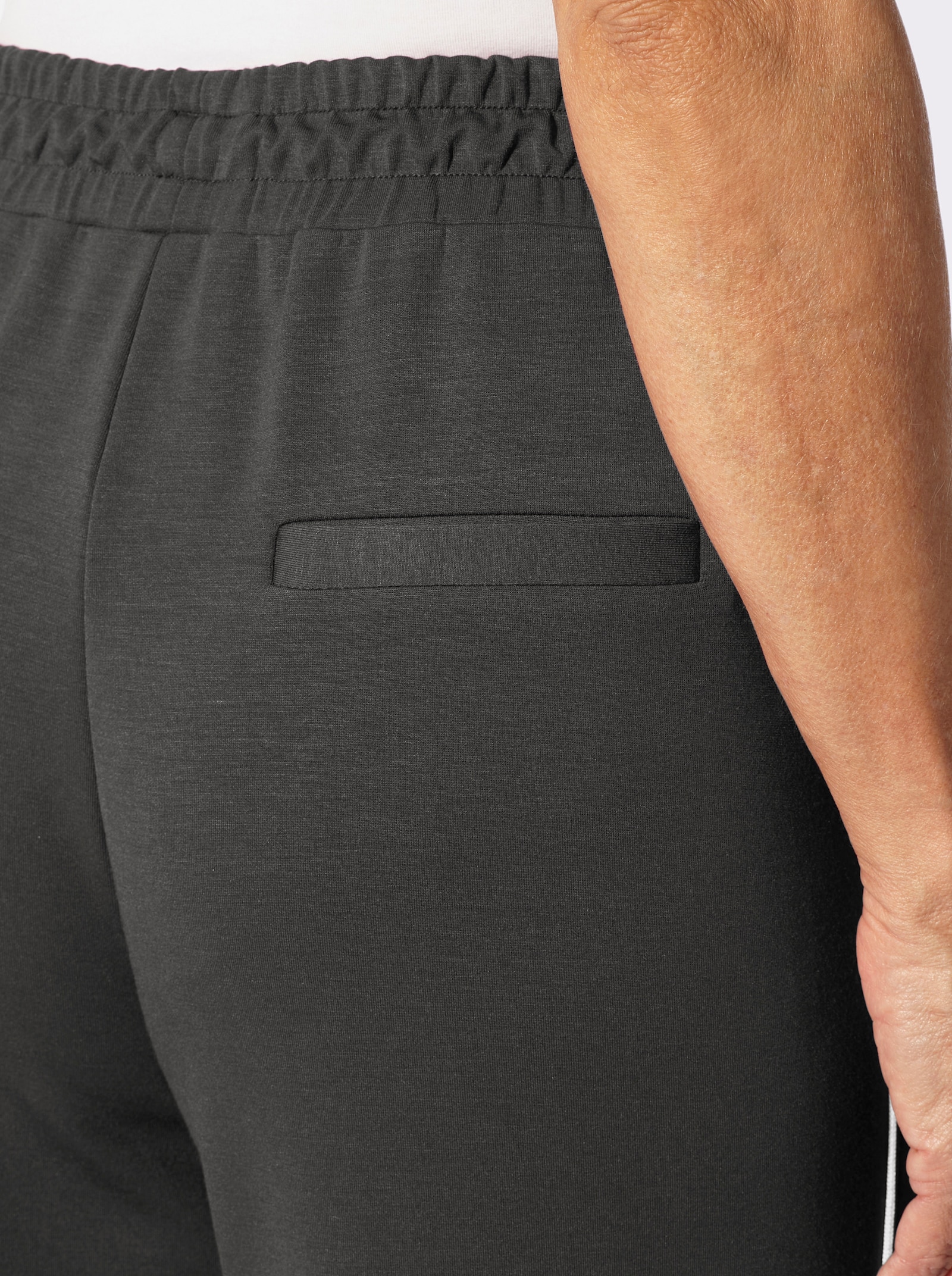 Sweathose in weiter Form - graphit