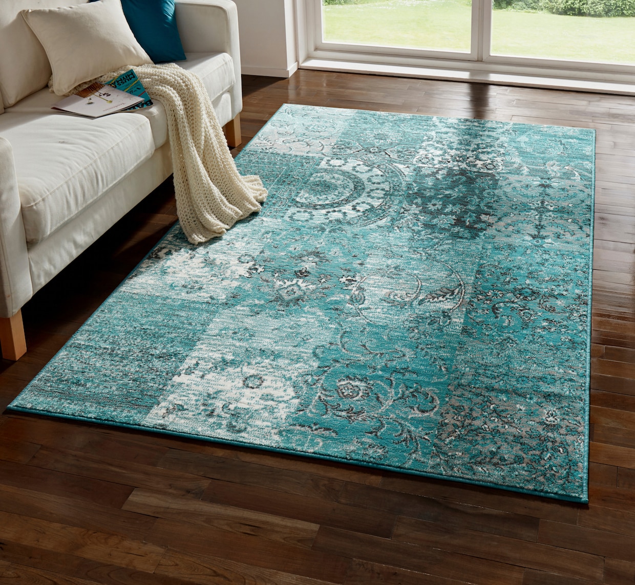 heine home Tapijt - turquoise