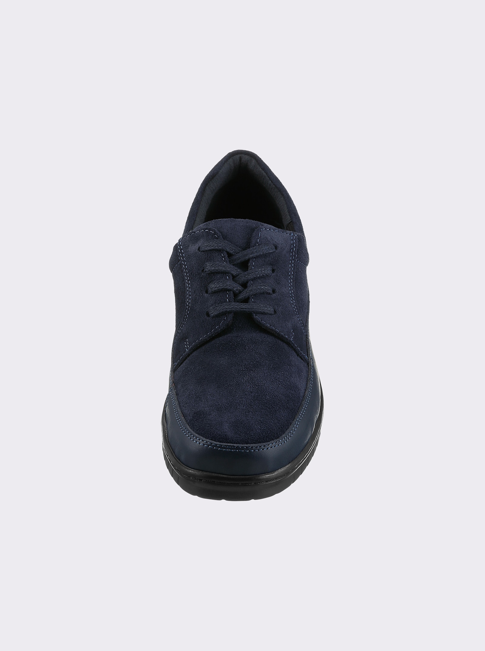 airsoft modern+ Schnürschuh für kräftige Füße - dunkelblau