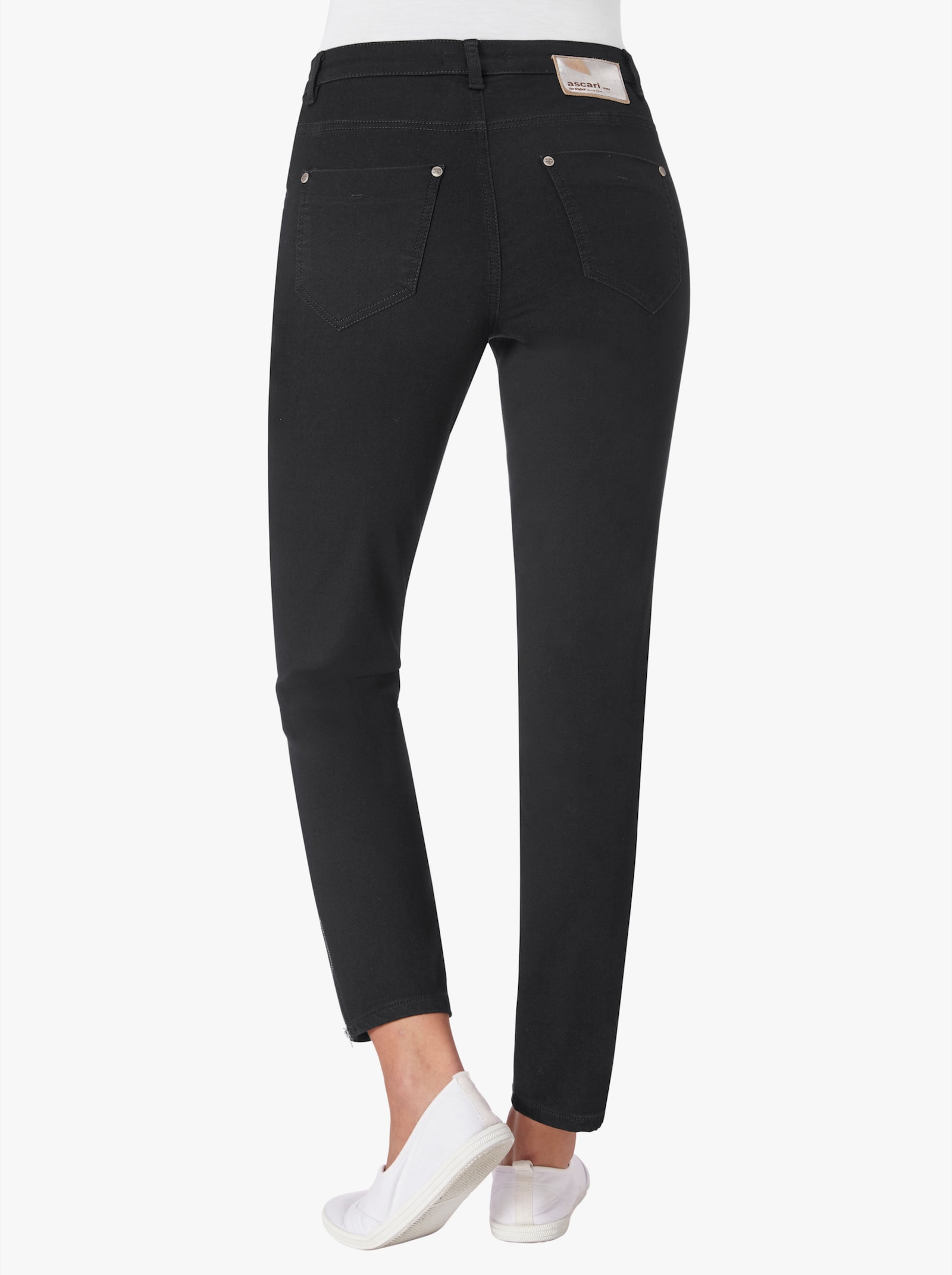 Ascari Stretchjeans met 'buik weg'-effect - zwart