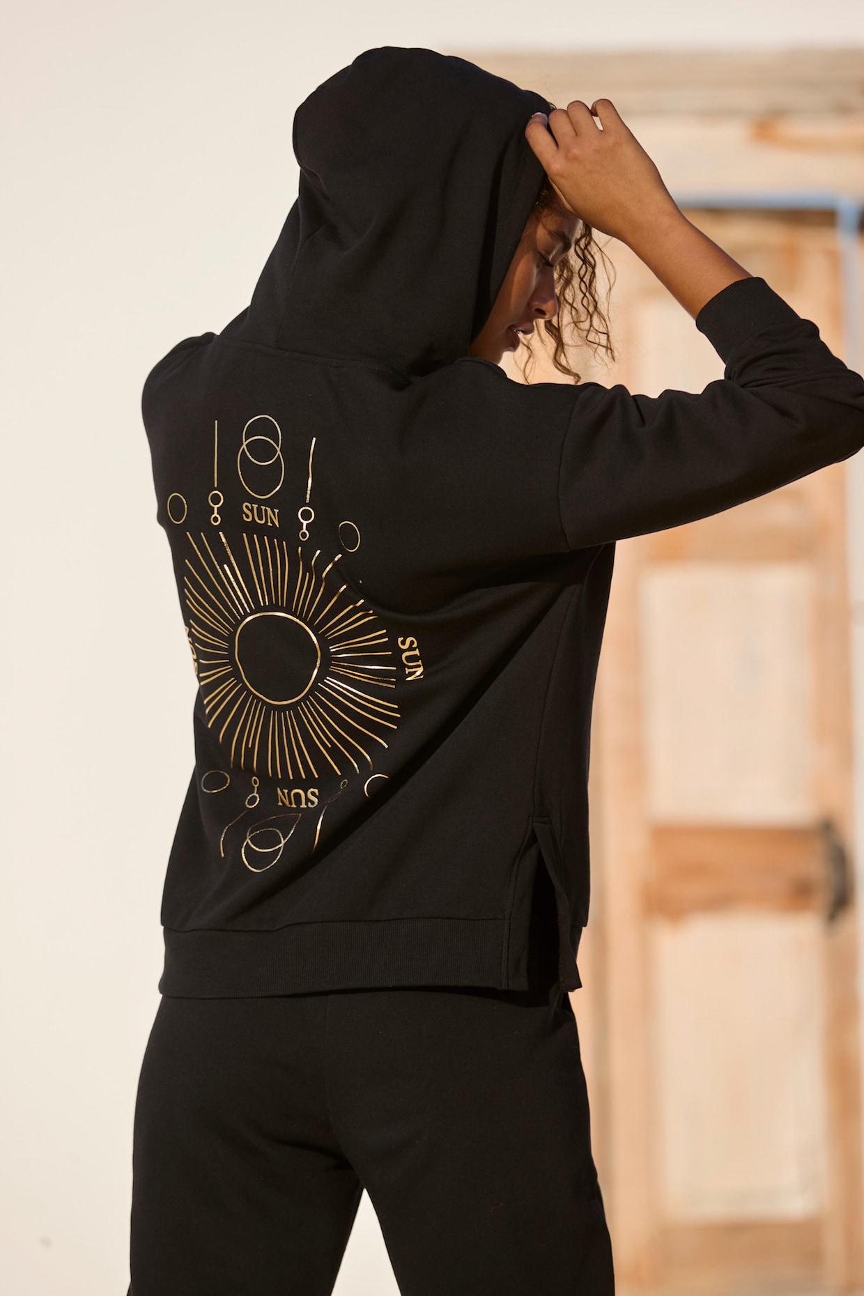 Buffalo Hoodie - zwart