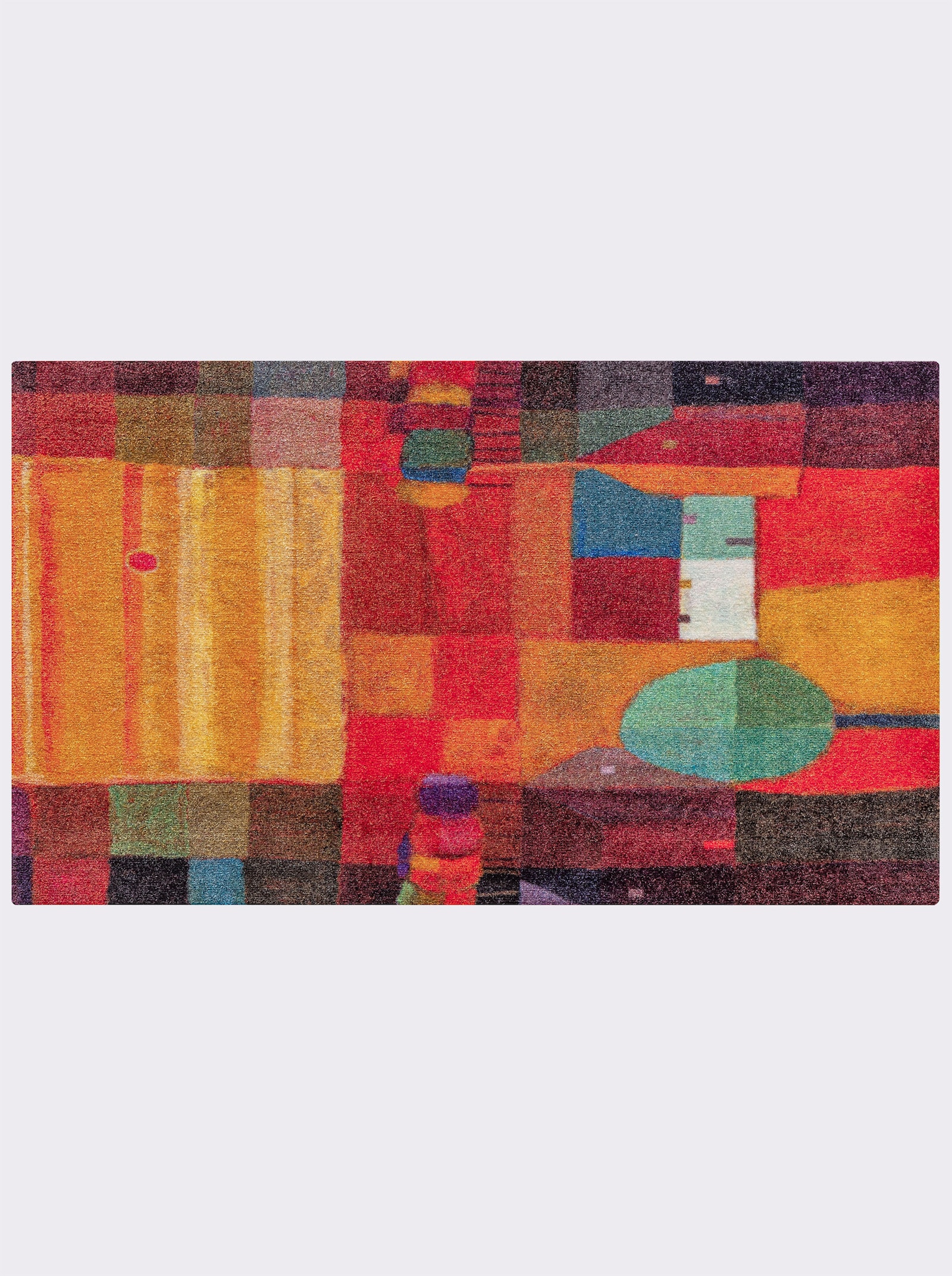 wash+dry by Kleen-Tex Fussmatte - rot-orange