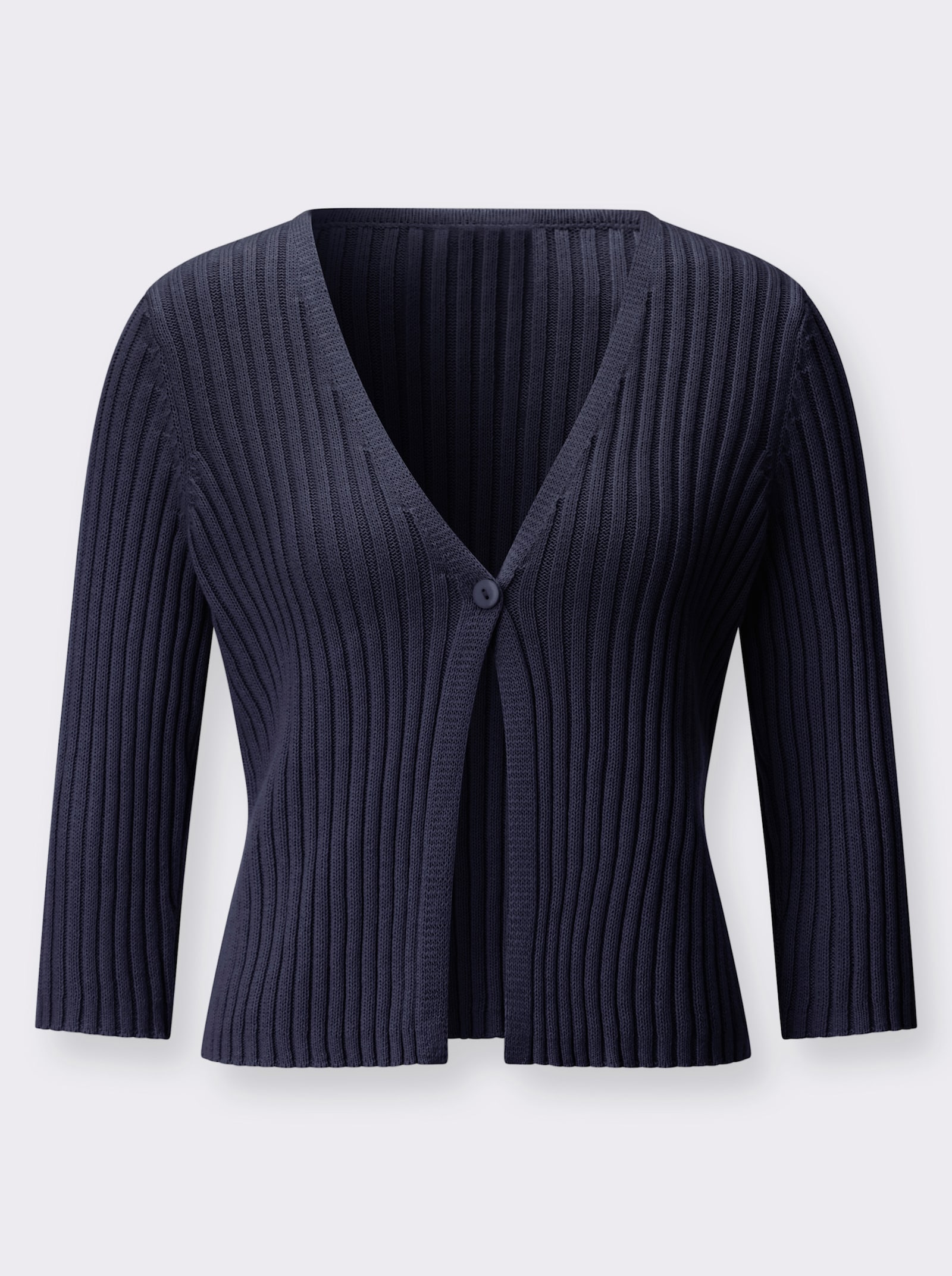 Bolero mit Knopfverschluss - marine