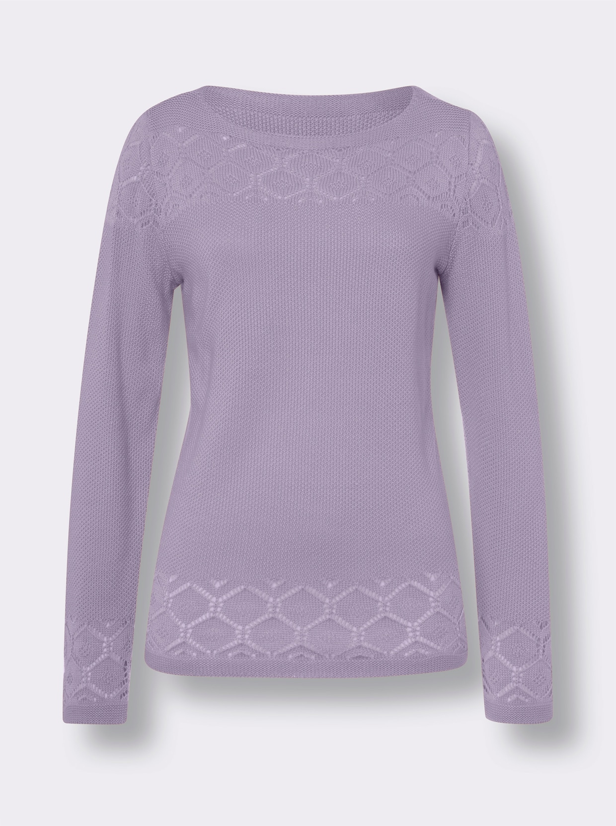 Pullover met lange mouwen - lila