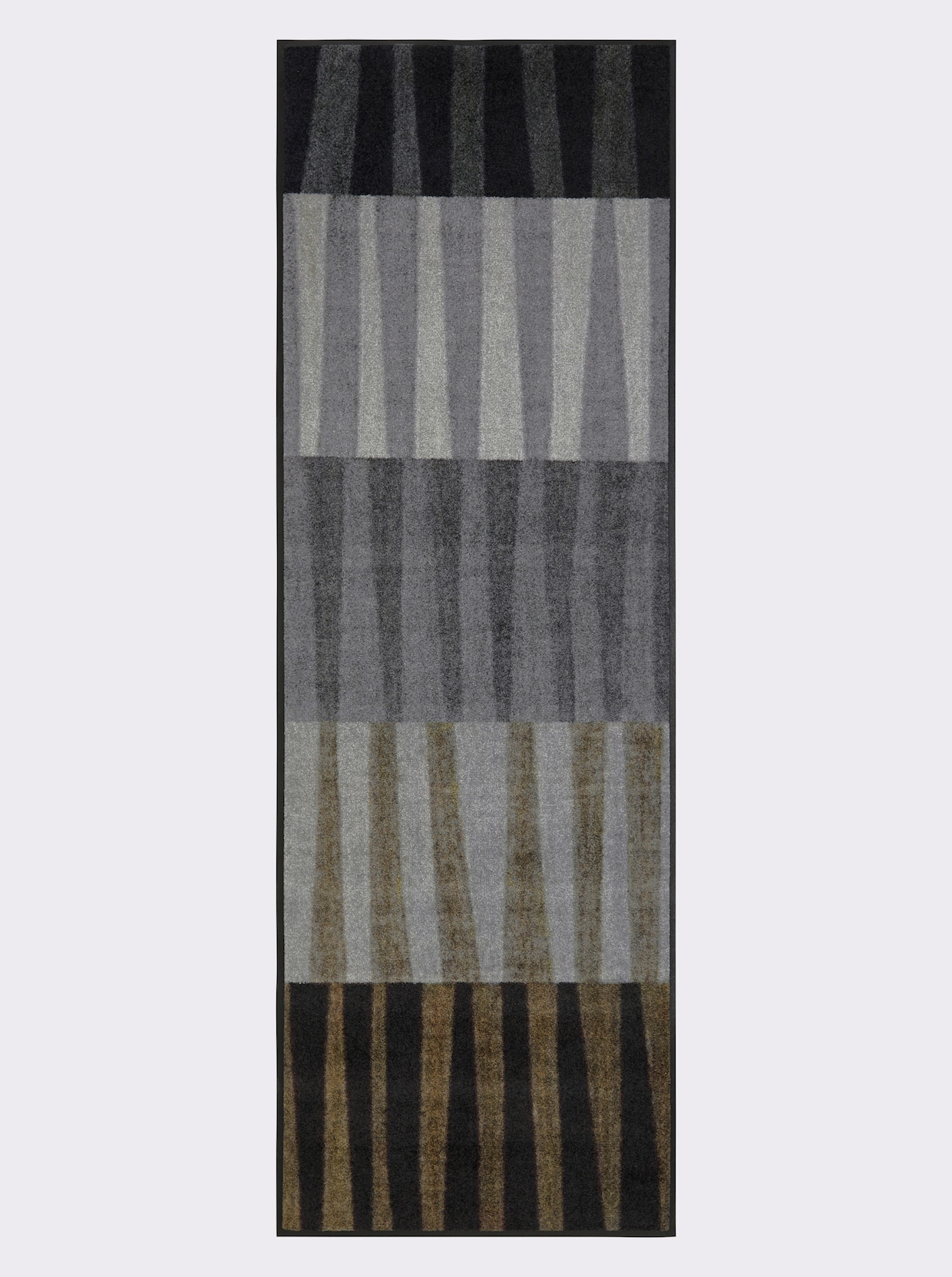 wash+dry by Kleen-Tex Voetmat - grijs/antraciet bedrukt