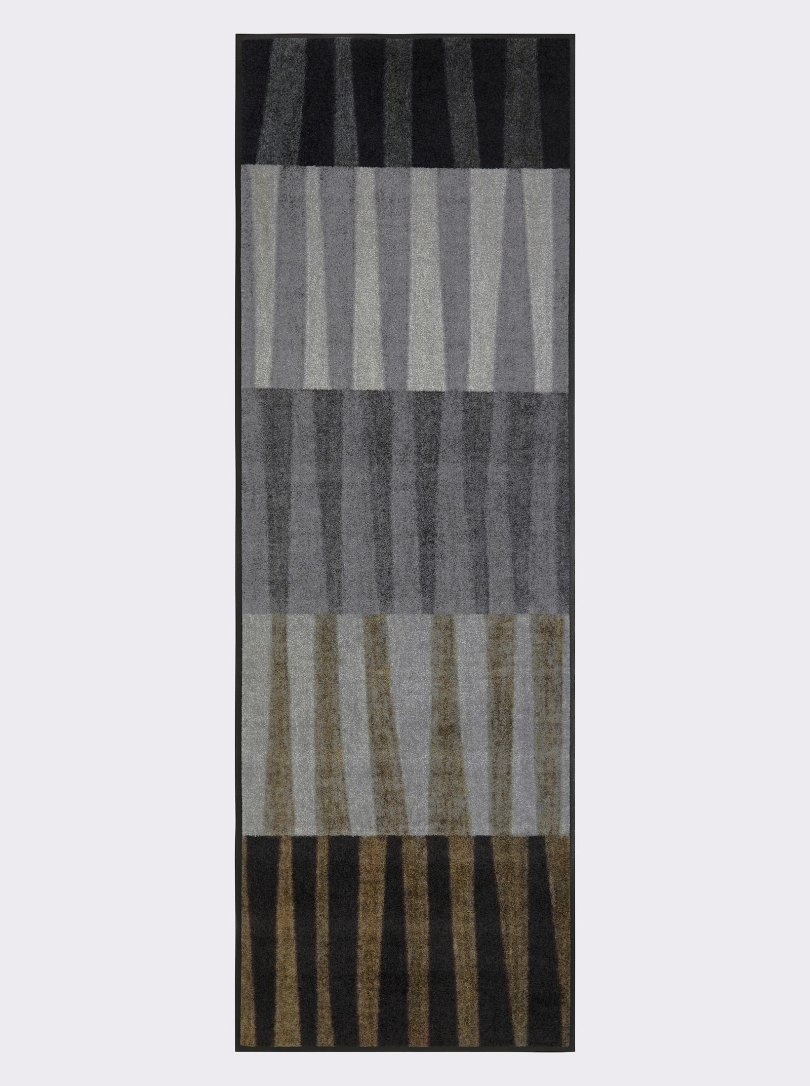 wash+dry by Kleen-Tex Fußmatte - grau-anthrazit-bedruckt