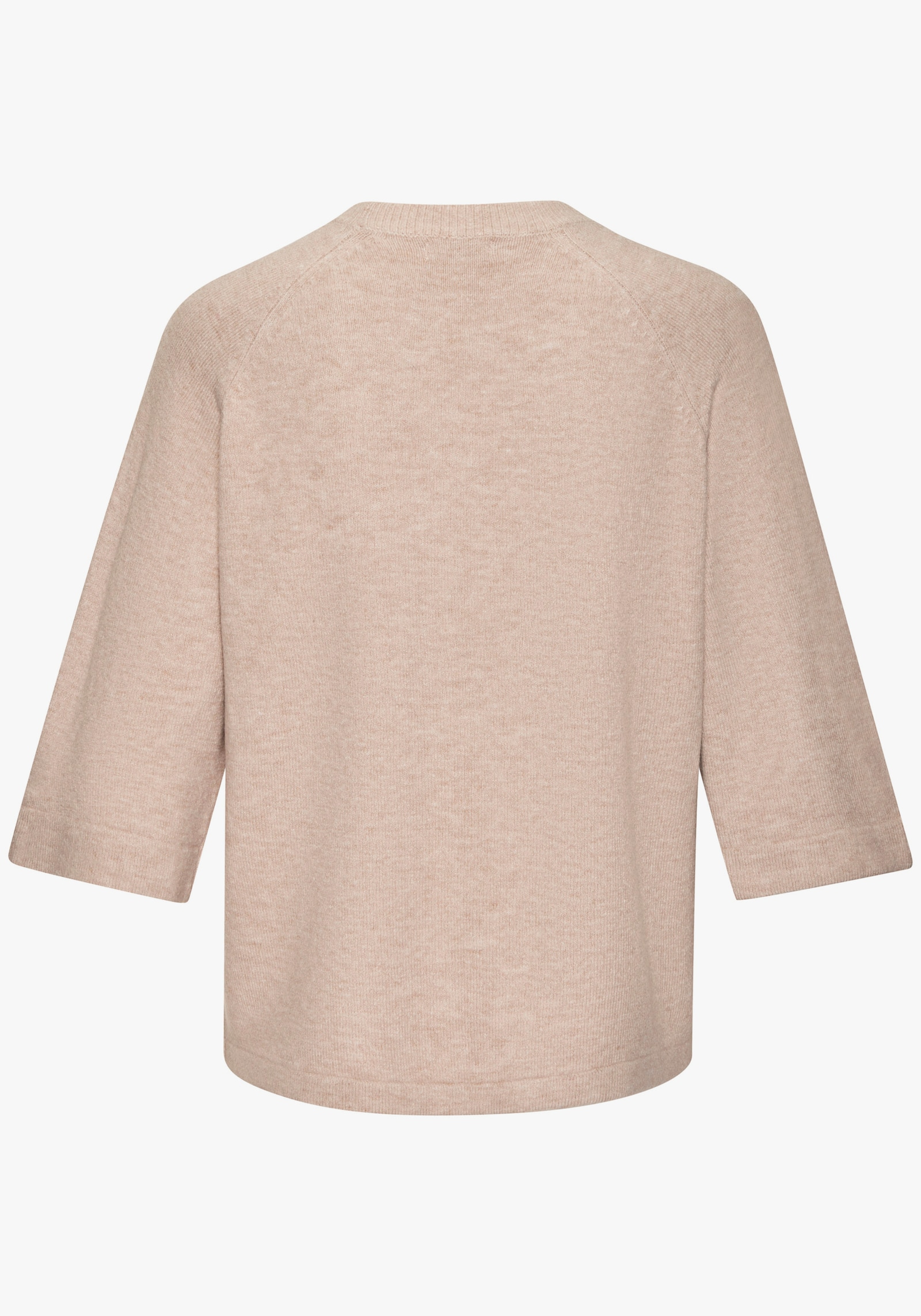 Vivance Kurzarmpullover - sand meliert