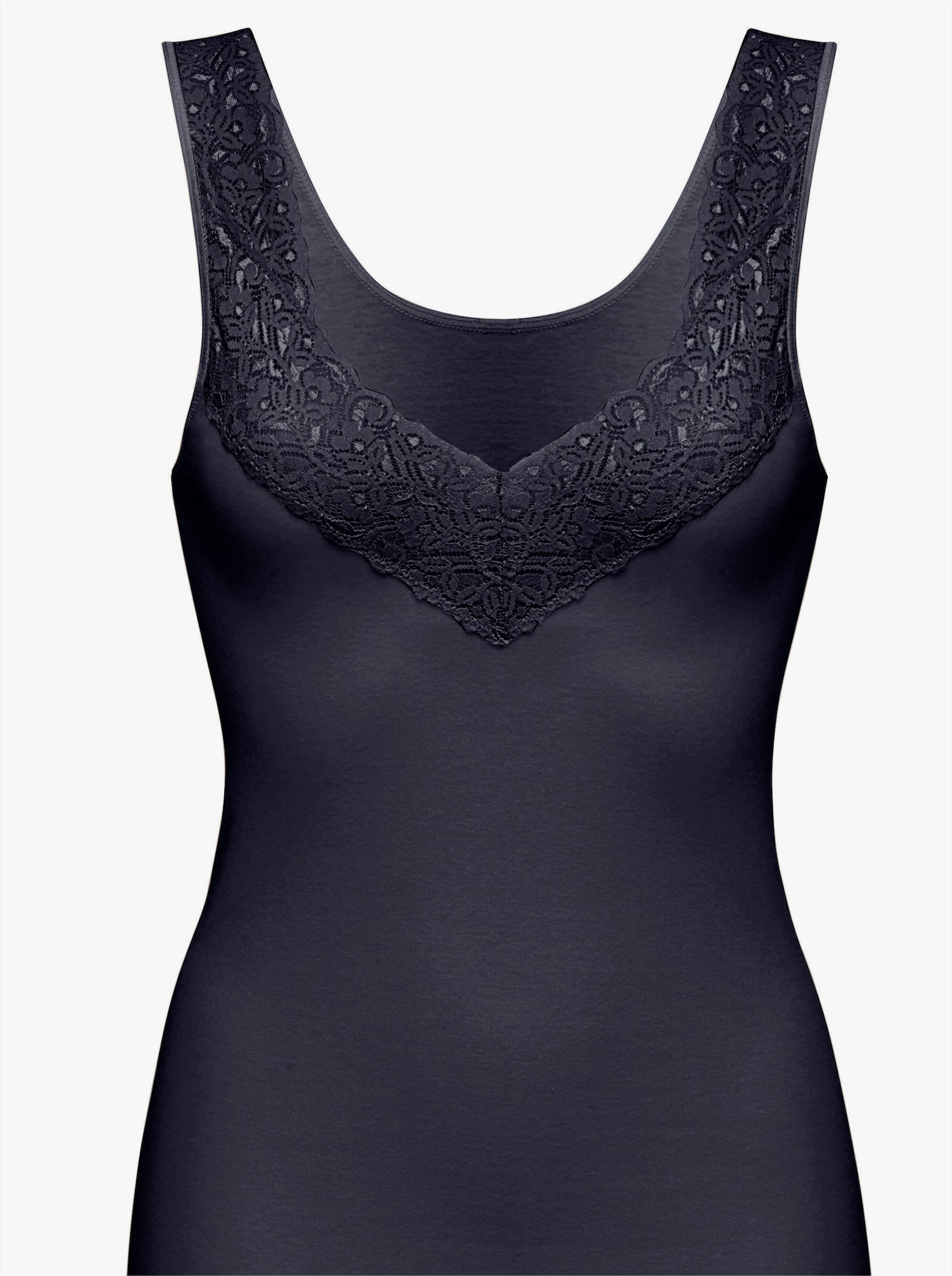 wäschepur Hemd met brede bandjes - marine